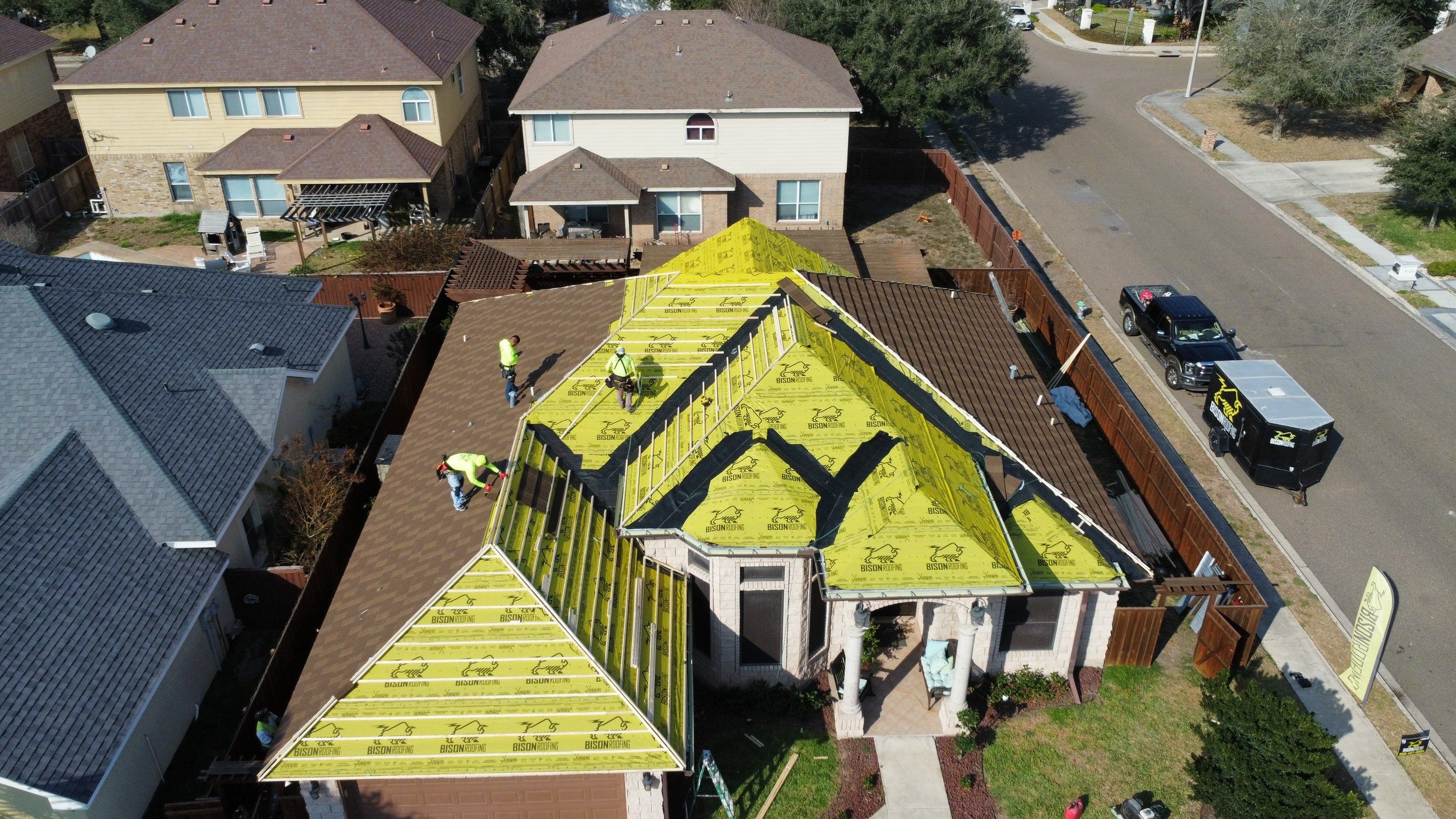 Decra Tile Roof Replacement  by Bison Roofing  