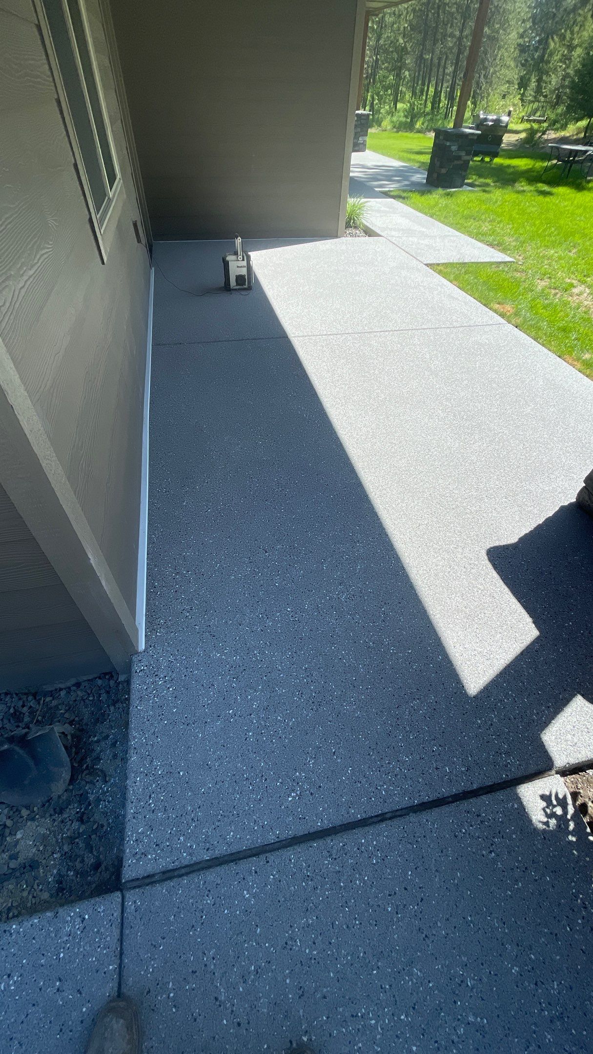Patio Transformation using Slate Hybrid by Croc Coatings, LLC