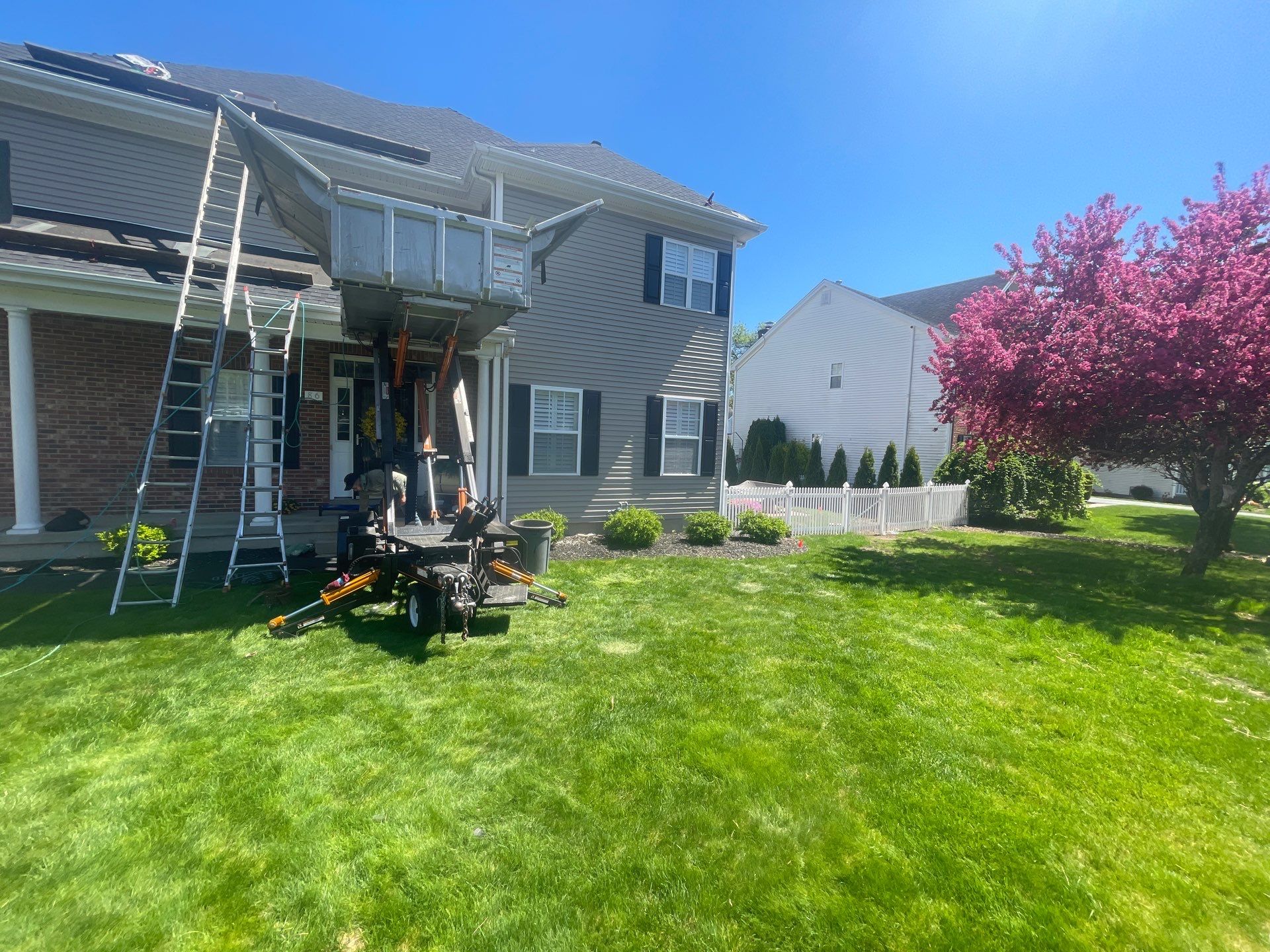 Residential Roofing Installation using Tamko Rustic Black by A Plus Exterior