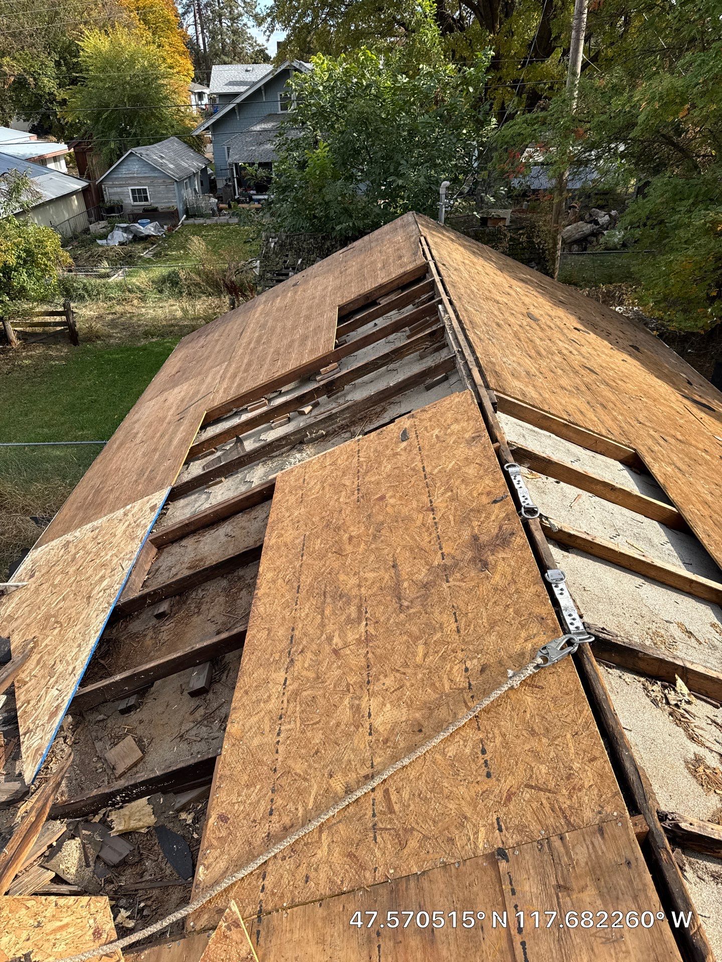 Medical Lake Asphalt Shingle Roof Replacement and Structural Decking Repair by Alpine Roofing