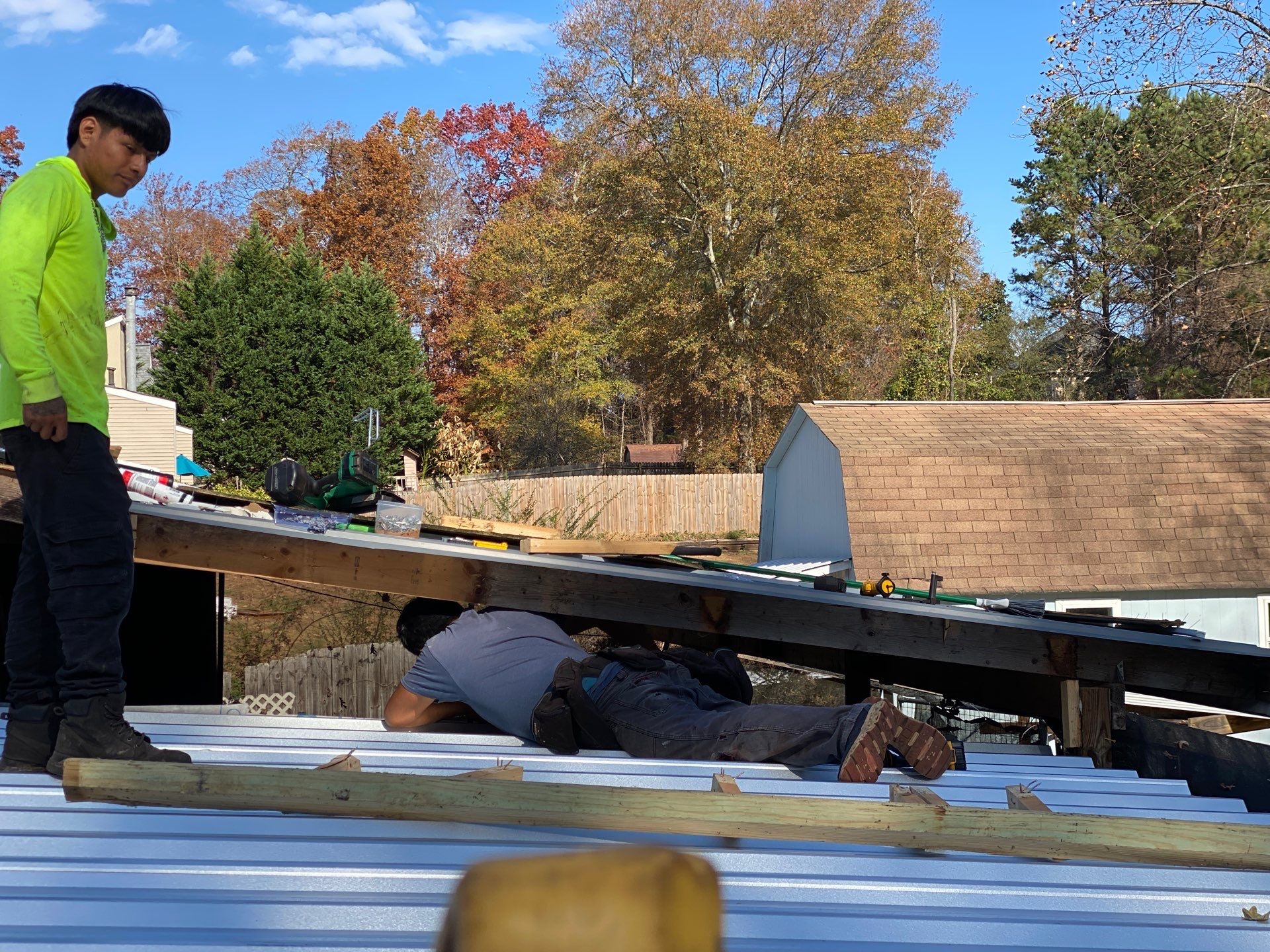 Metal Roofing Project in Marietta by Capital City Roofing