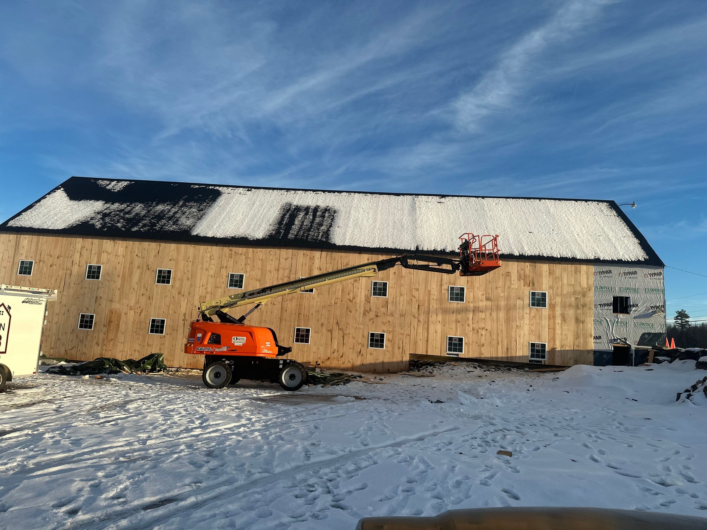 Barn Restoration and Board-and-Batten Siding Installation in Hansons Ridge by B's Roofing & Construction LLC