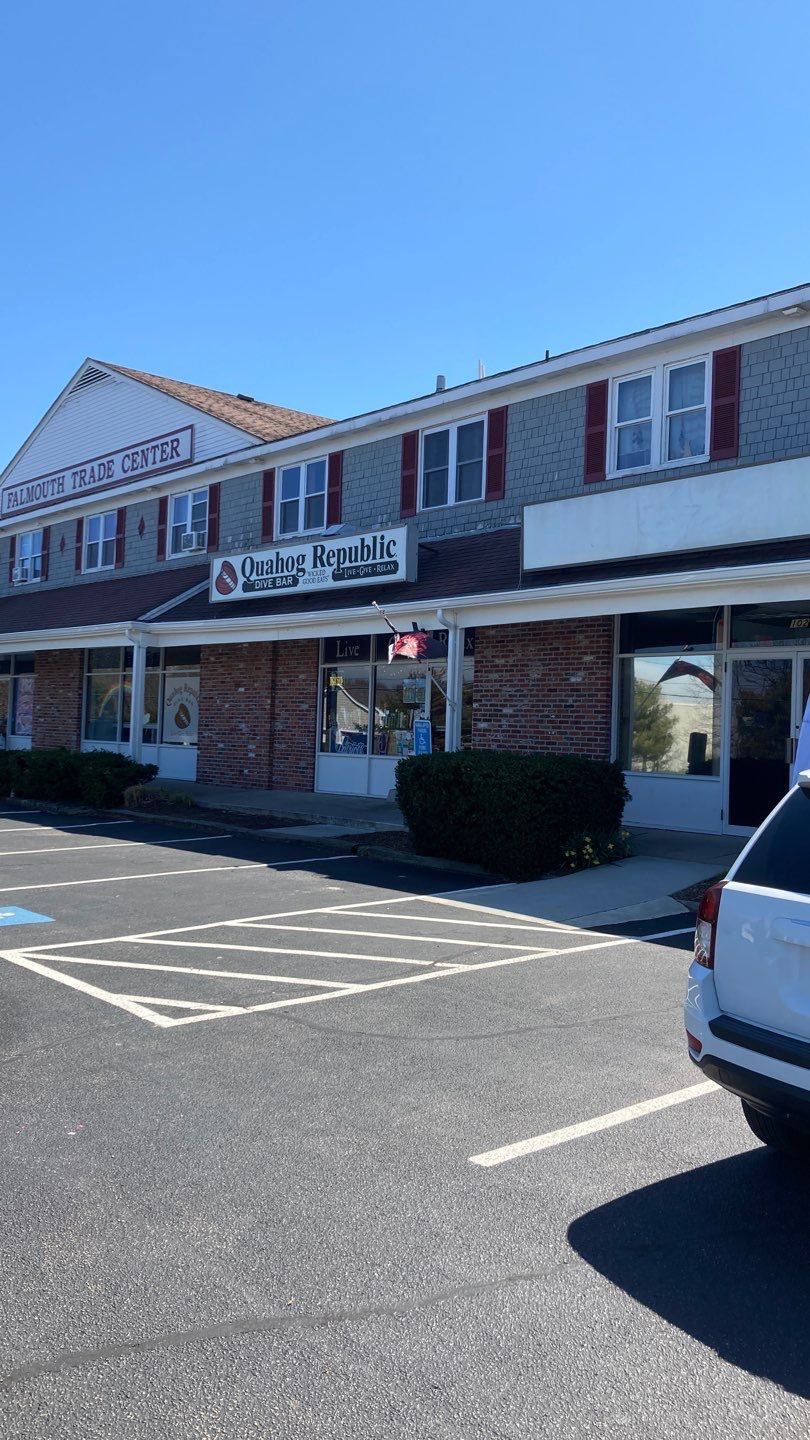 Gutter Installation using 6" K-Style Aluminum Gutter at The Falmouth Trade Center by Gutter Pro Enterprises