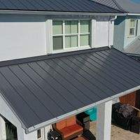 24ga 1" Nail-Strip Charcoal Gray  by Total Roofing System The Metal Roof Experts