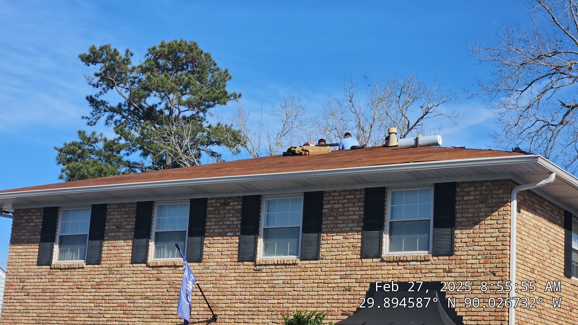 Project in Gretna by Robertson Roofing & Siding Inc