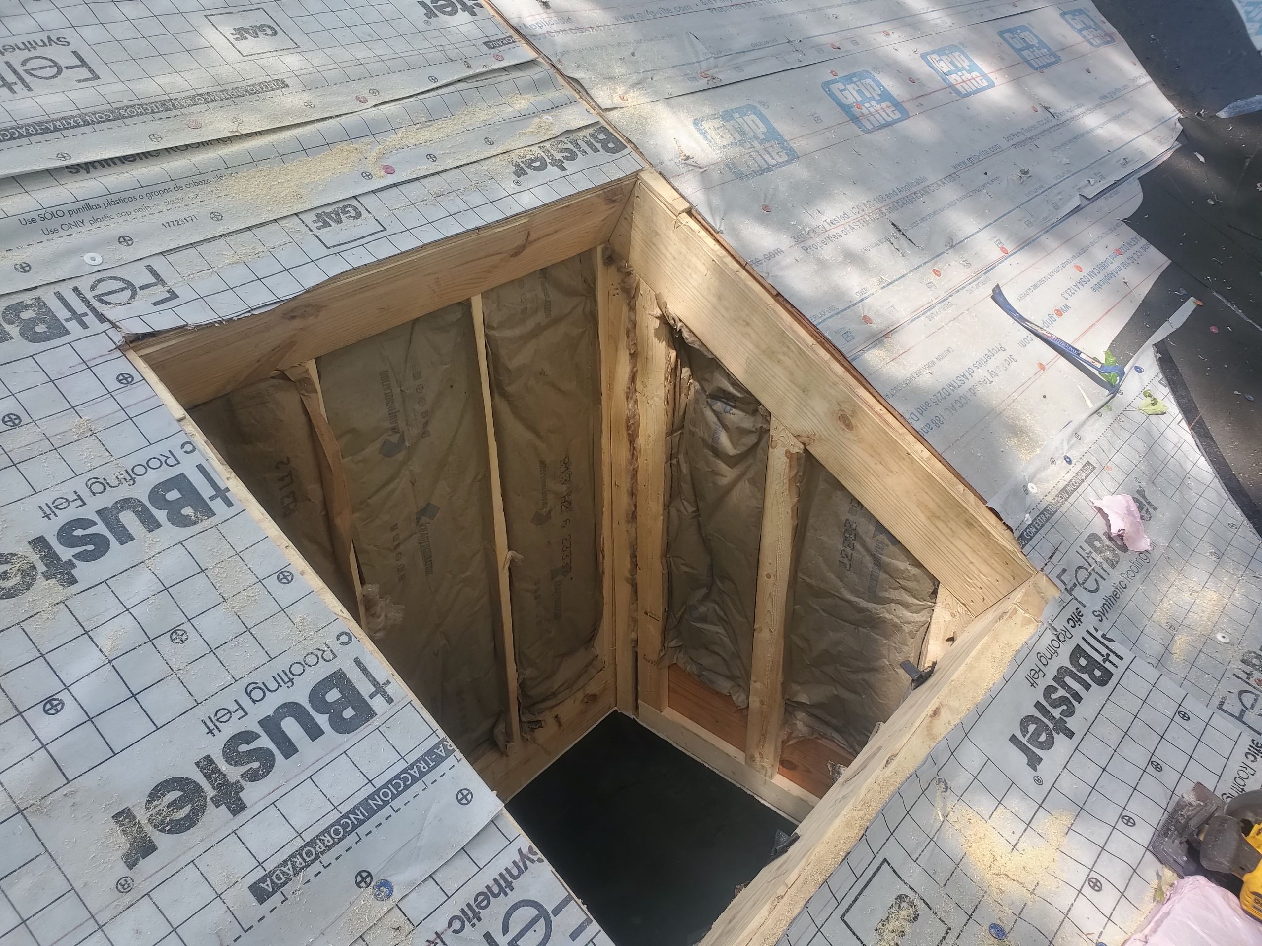 Architectural Shingle Roof Replacement with New Skylights in Memphis by Revival Roofing Services