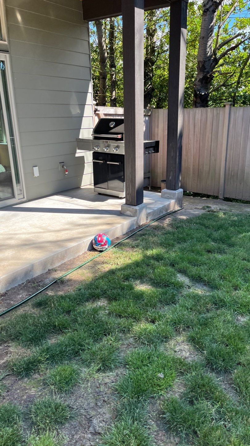 Dark Hickory Ribbon Deck by Alki deck builders 