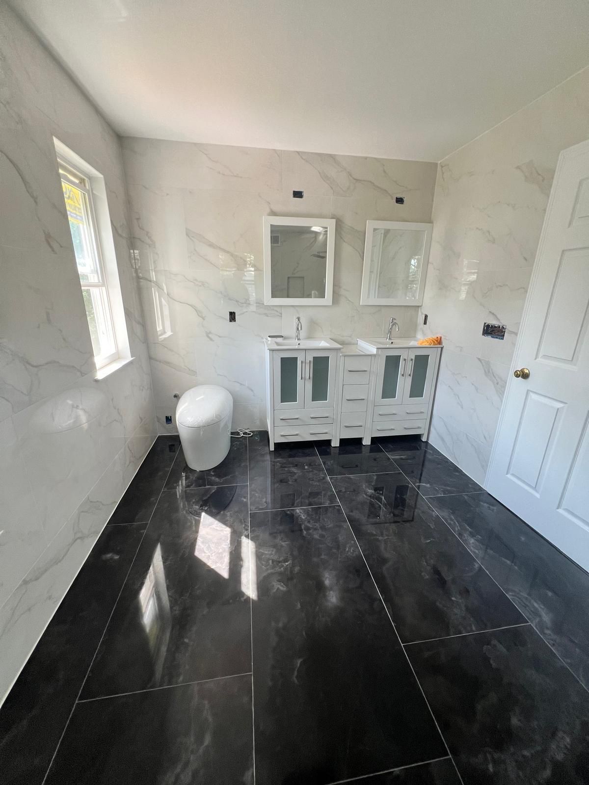 Bathroom Remodel using Tile by Home Concepts Construction