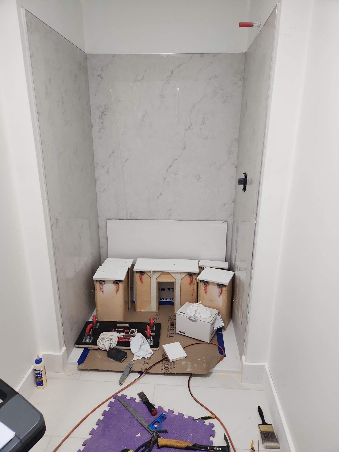 Frameless Showers and Custom Bathroom Mirror by Cheshire Glass Company