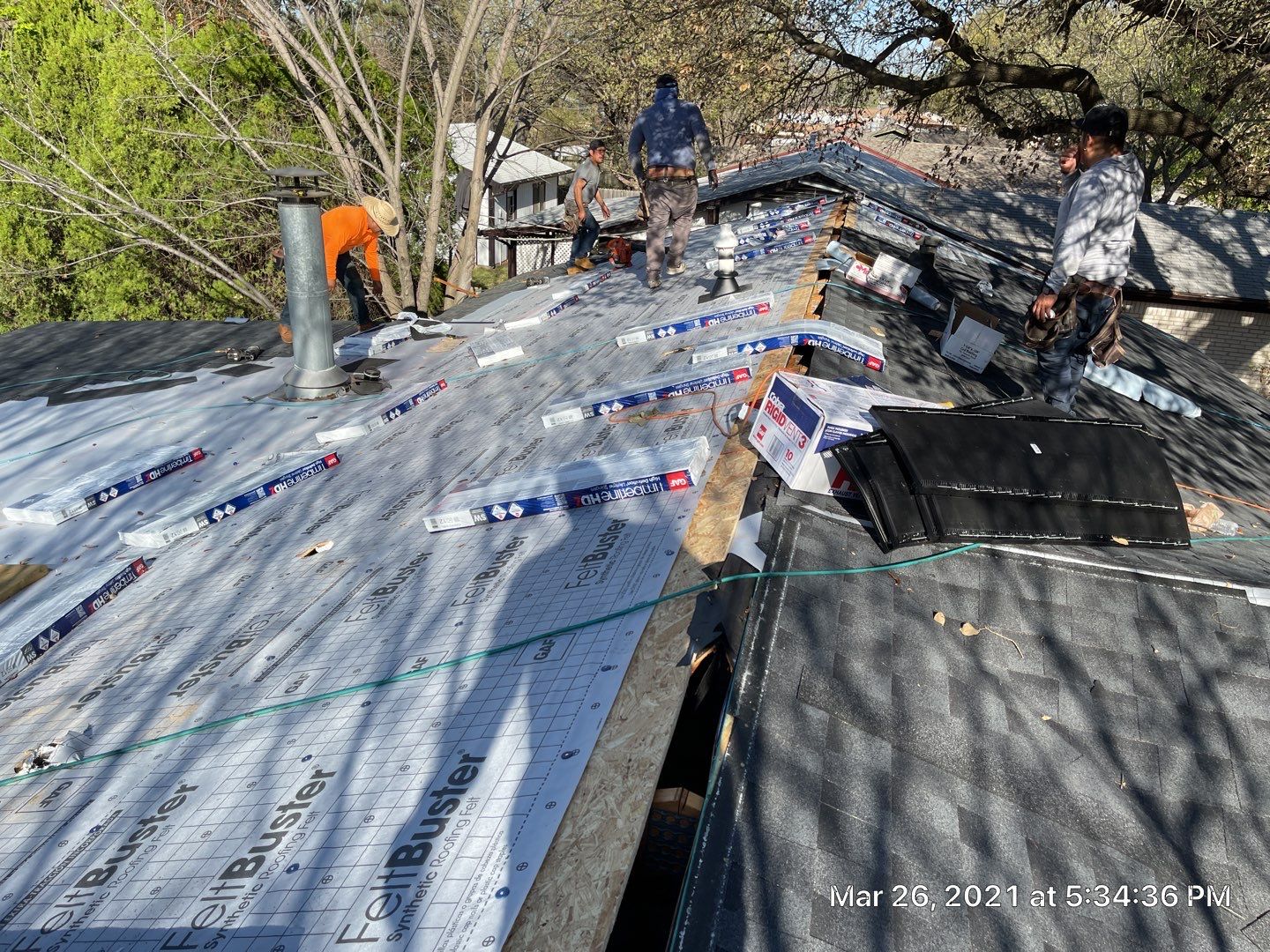 Historical Home needed a full decking and new roof by First United Roofing & Construction