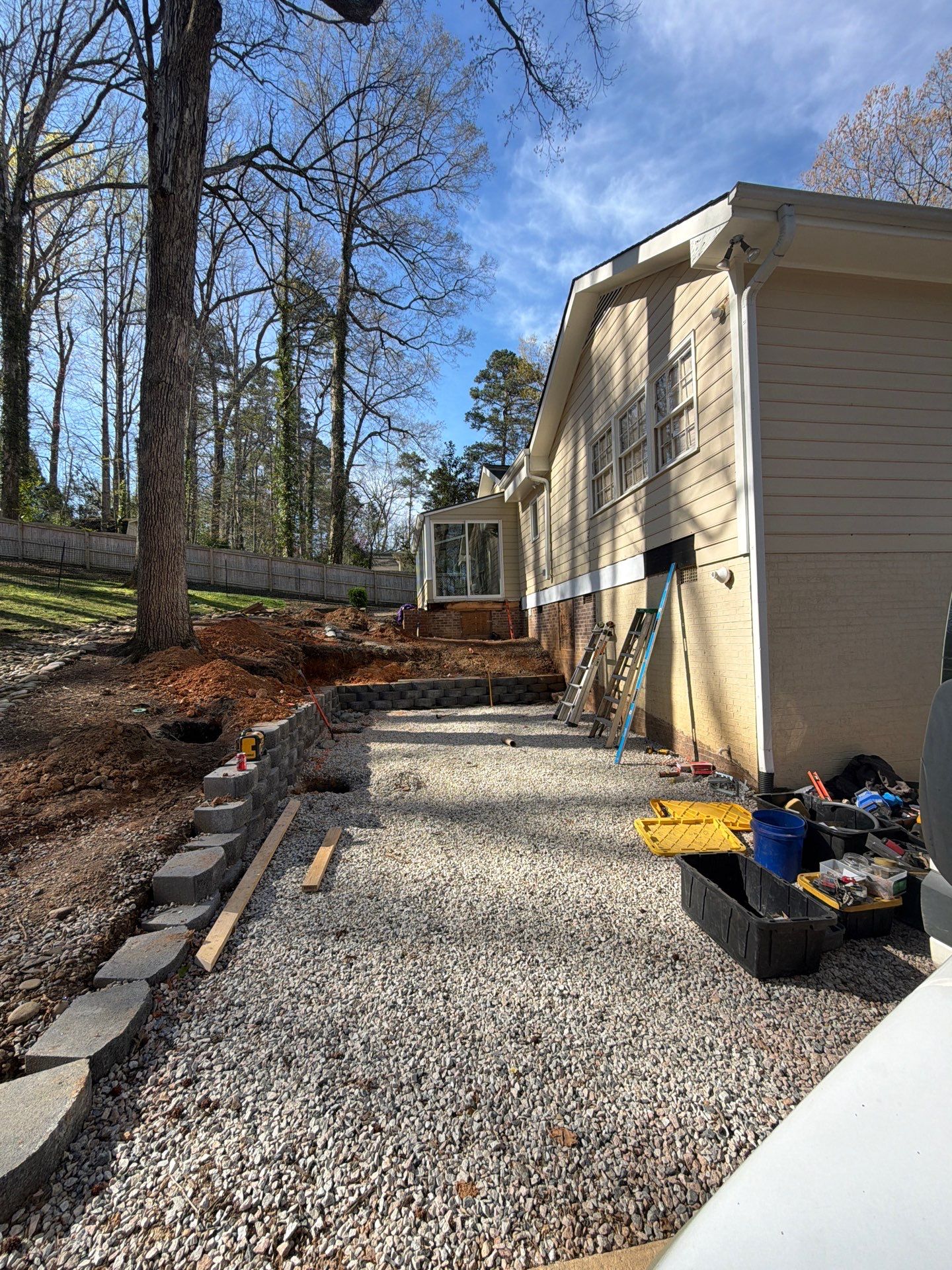 New Deck Construction & Site Improvements by Billy Weatherspoon Contractor