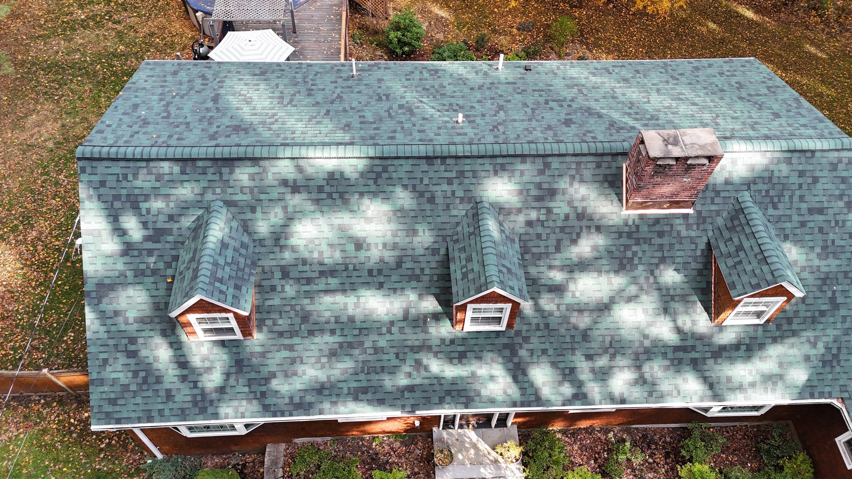 Owens Corning Duration : Chateau Green with Copper Accents in Avon, CT by Golden Shield Roofing