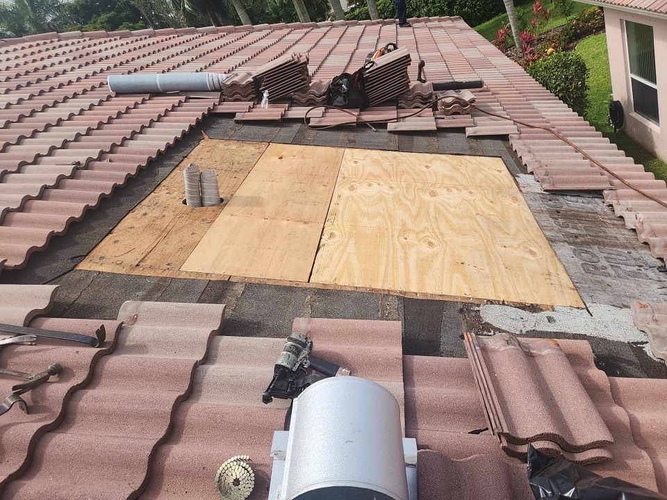 Concrete Tile Roof Repair using Concrete Roof Tile by Aastro Roofing