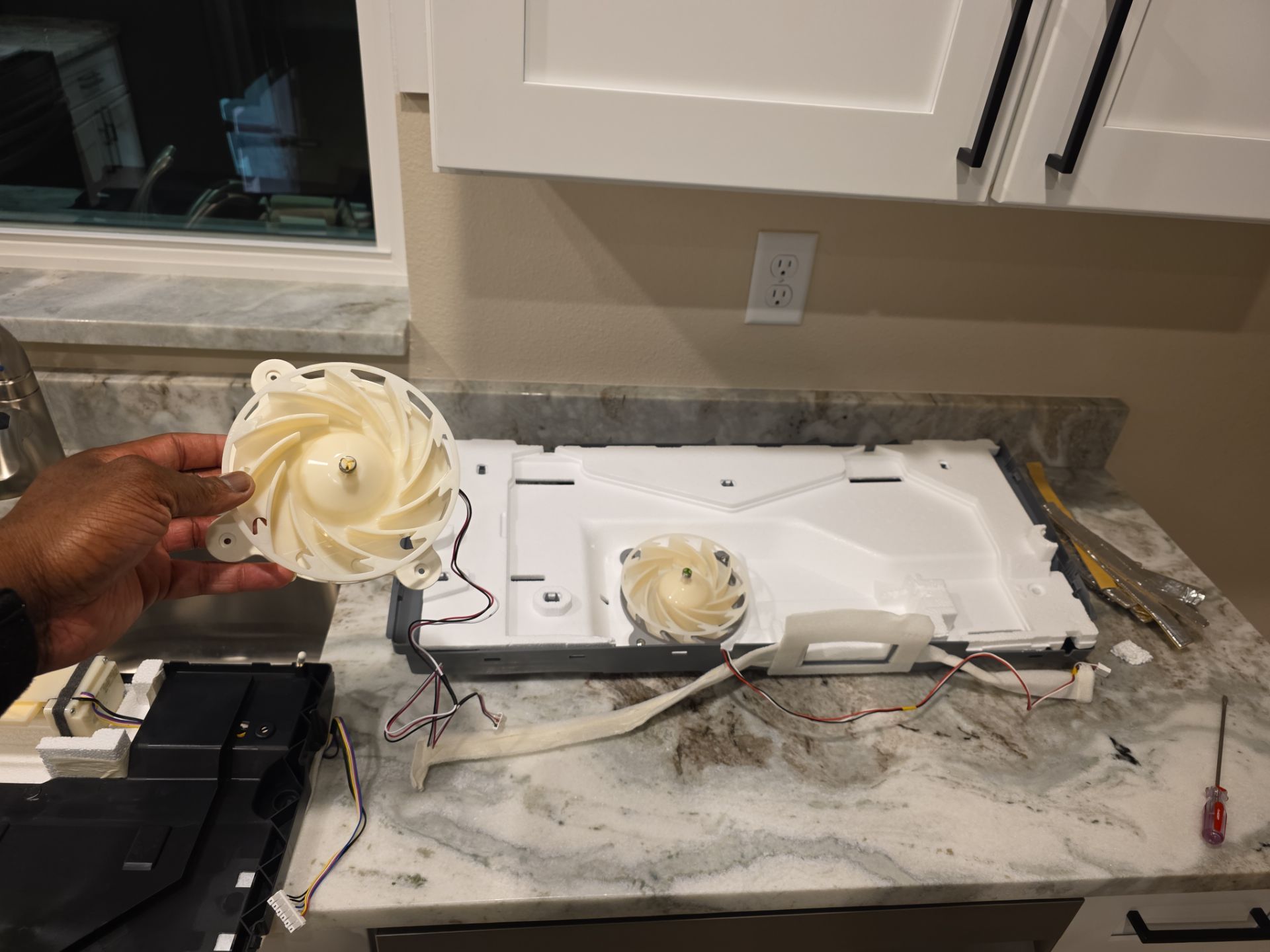 Samsung Refrigerator Cooling System Repair and Fan Replacement in Ocala by AMB-WORKS APPLIANCE REPAIR