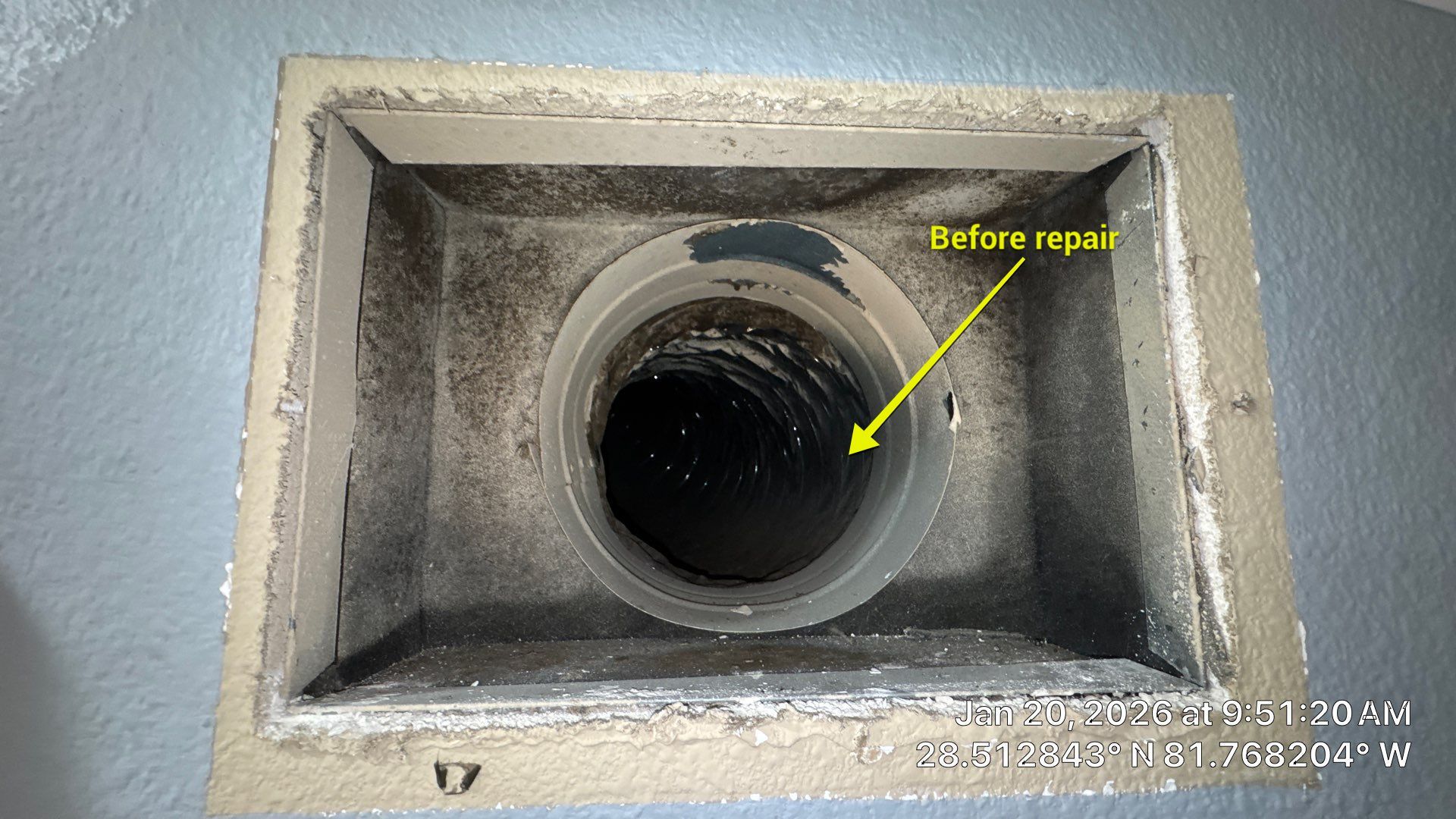 Air Duct and Dryer Vent Cleaning Encapsulation in Clermont by Hygienic Air, Inc