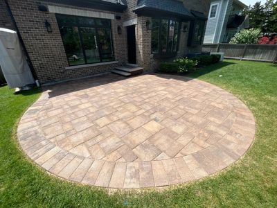Brick paver clean, sand and seal