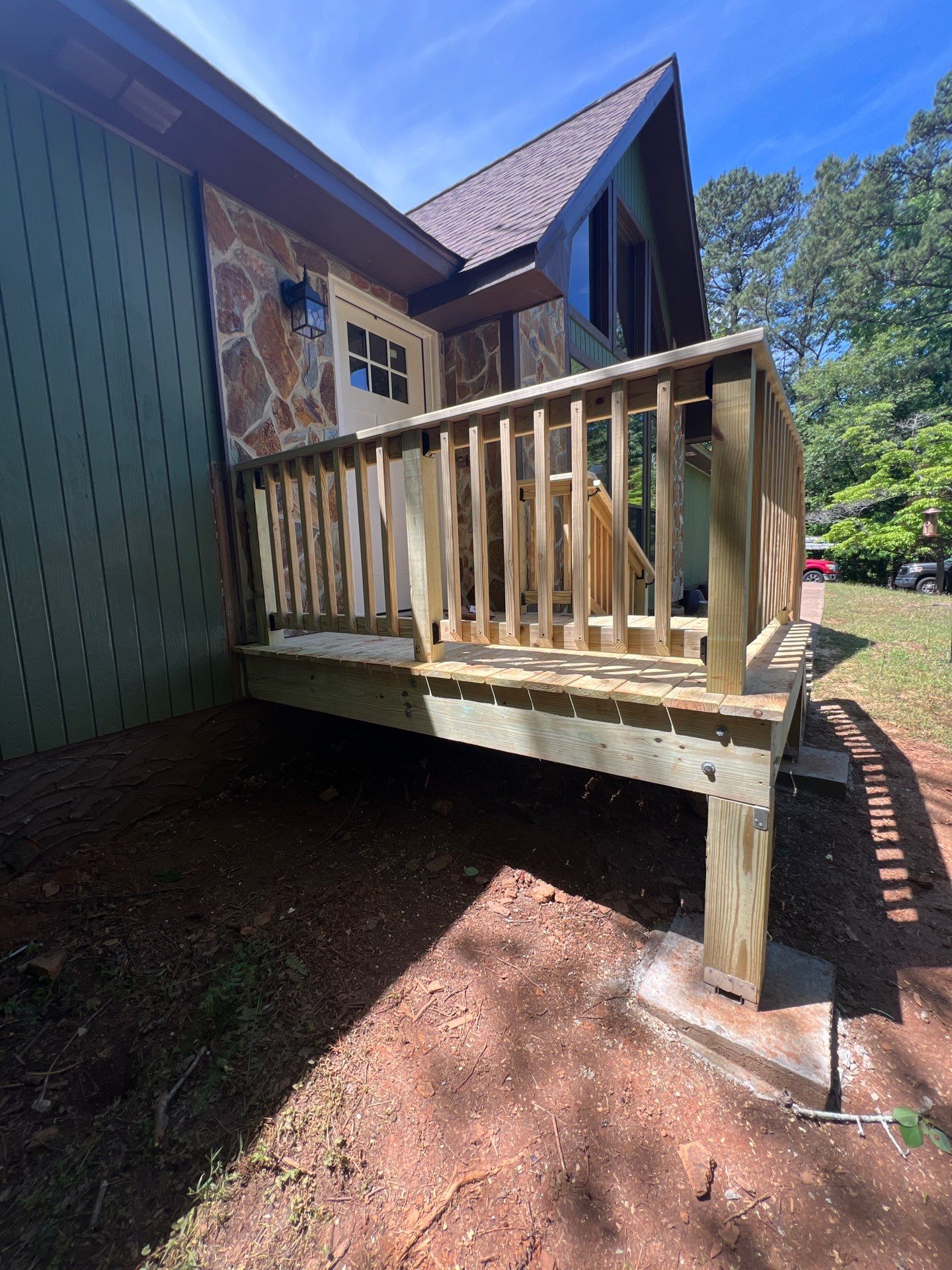 Kennesaw, GA Deck Build using Pressure Treated Pine by Nelson Exteriors