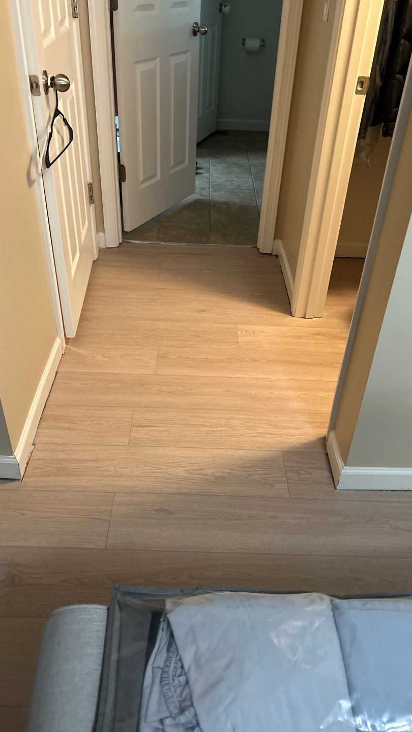 First floor LVP installation by Footprints Floors of Nashville