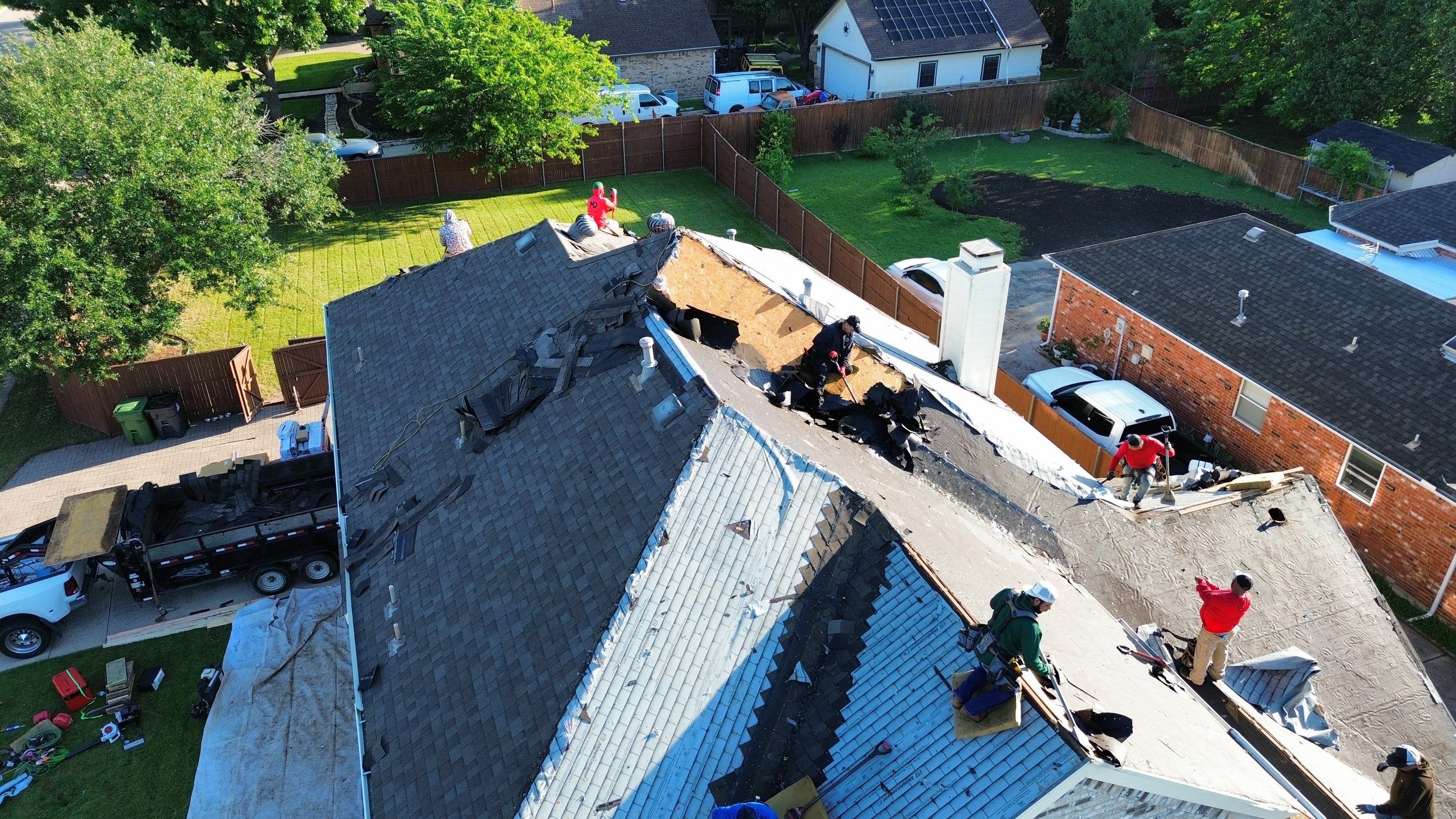 Project in Murphy  by Zeus Exteriors