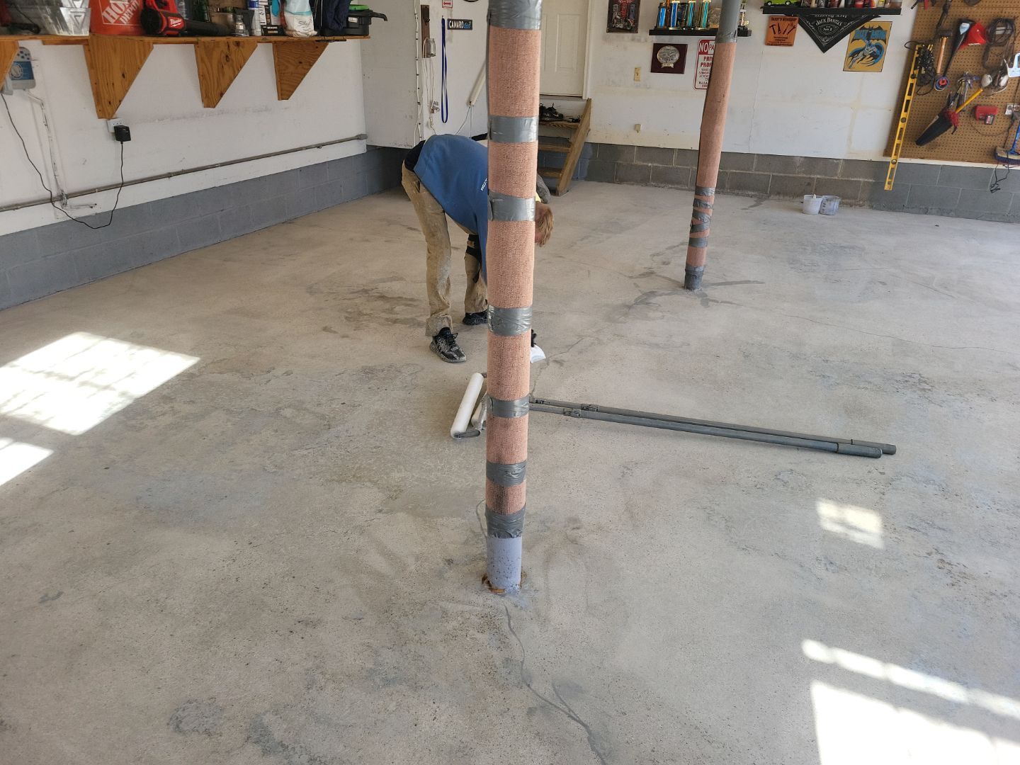 Garage Floor Coating using Penntek by Spectrum Painting, LLC