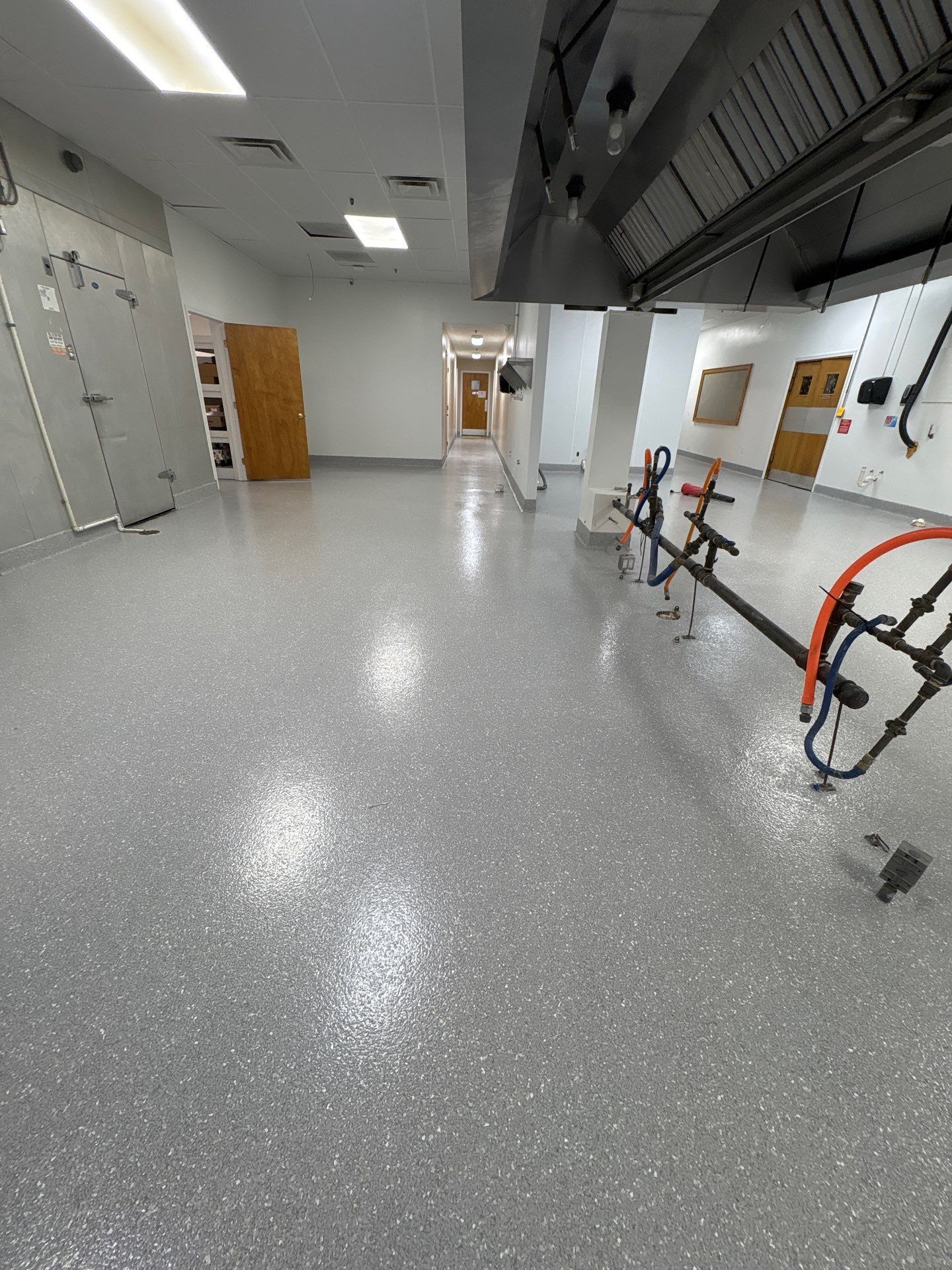 Commercial Kitchen Floor Remodel at Elks, Winchester, VA by Tailored Concrete Coatings