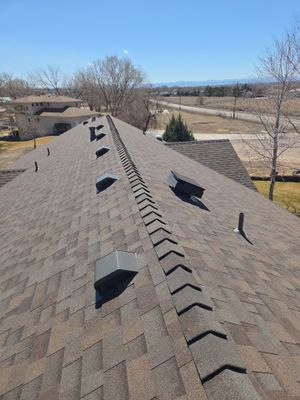 New Roof using Malarkey - Vista - Natural wood