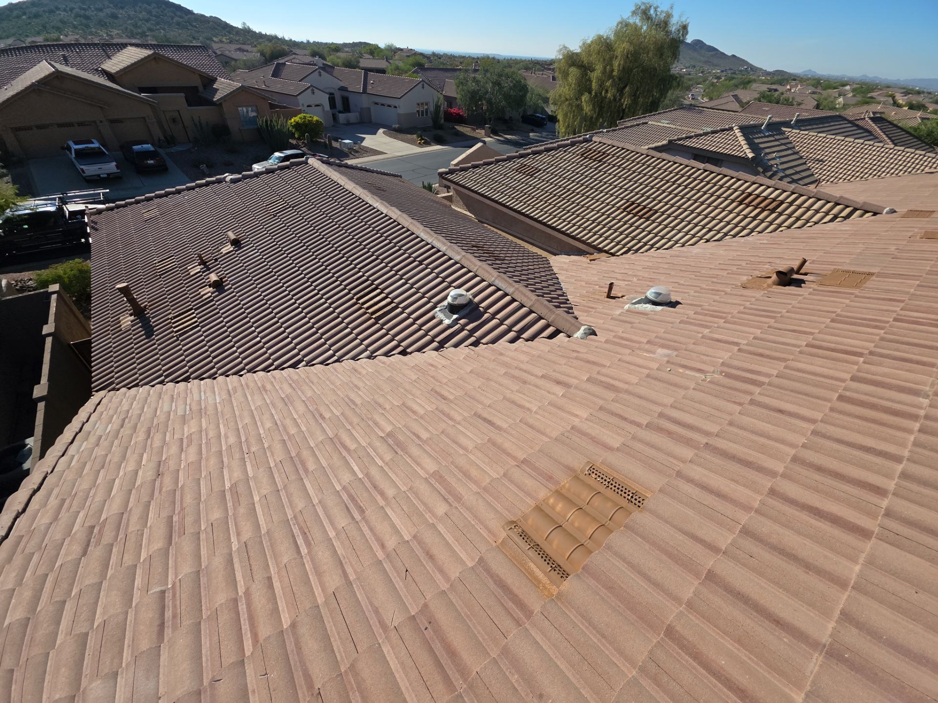 Gold Canyon Tile Reset  by Weather-Tite Roofing