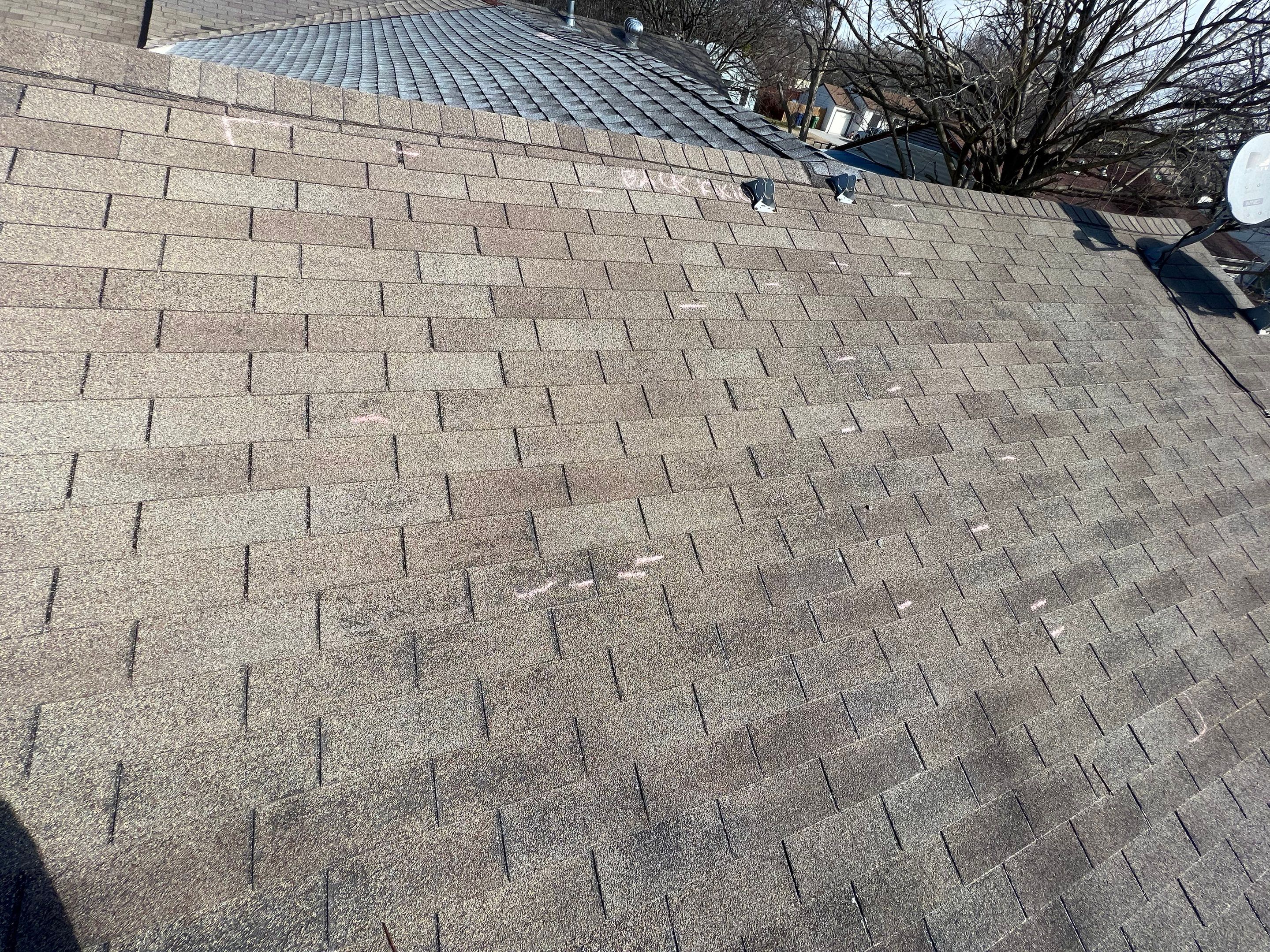 RojasRoof Damage by Spyder Roofing 
