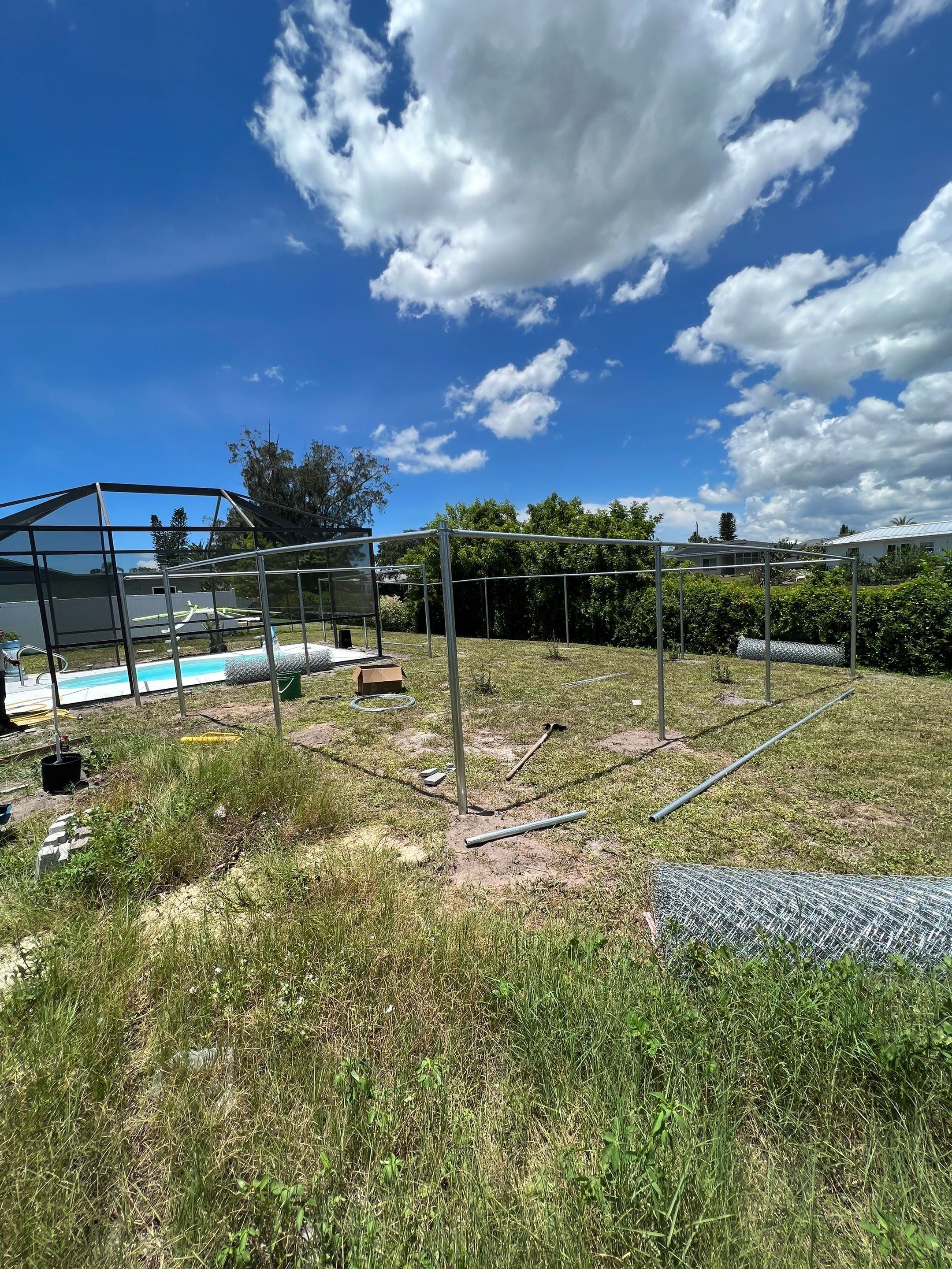 Venice, FL 6ft. Tall Galvanized Chain-Link Fence by Asap fence and gates, LLC