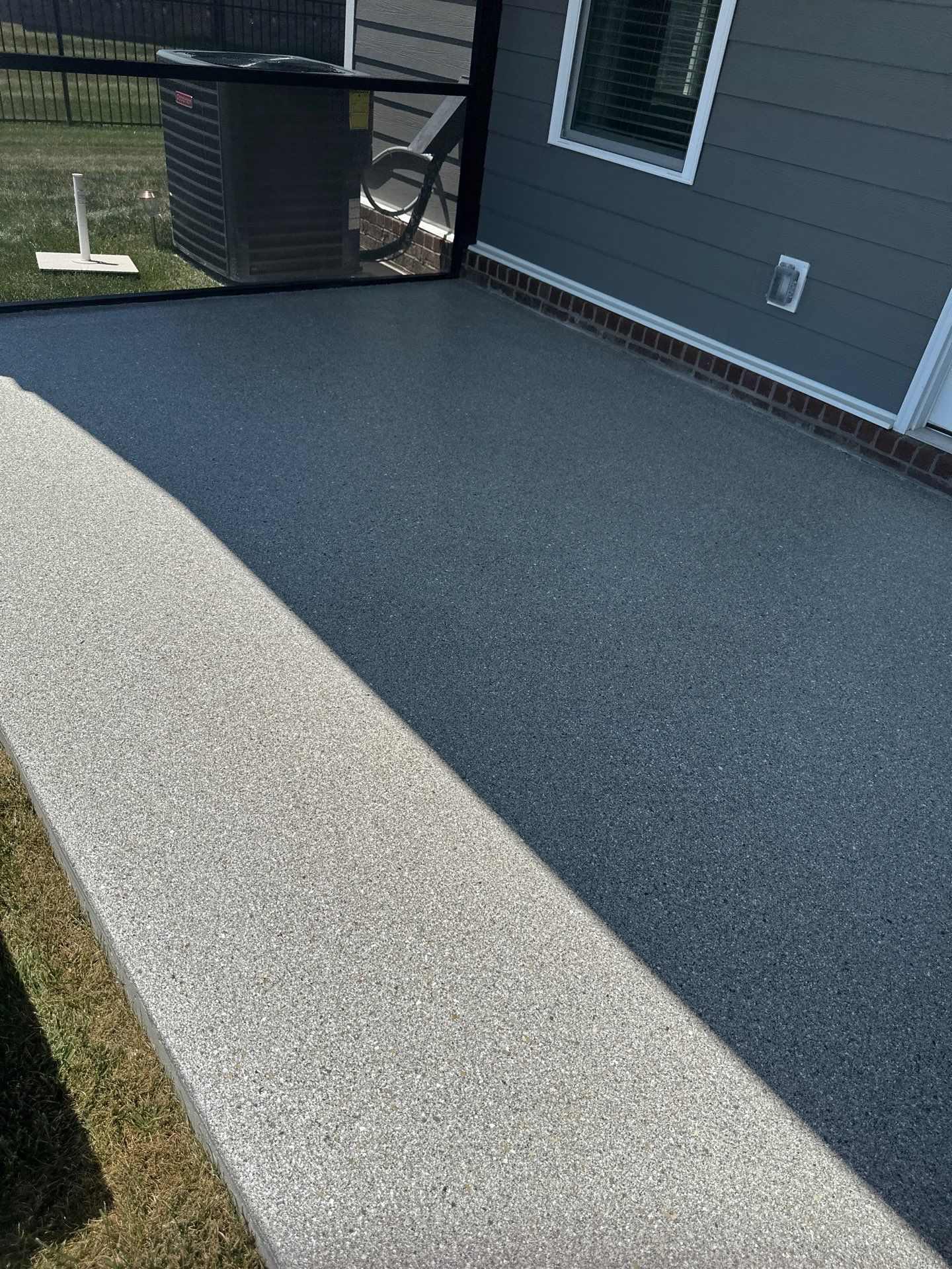 Patio Floor Coating using Quartzite by My Garage Floor Guys