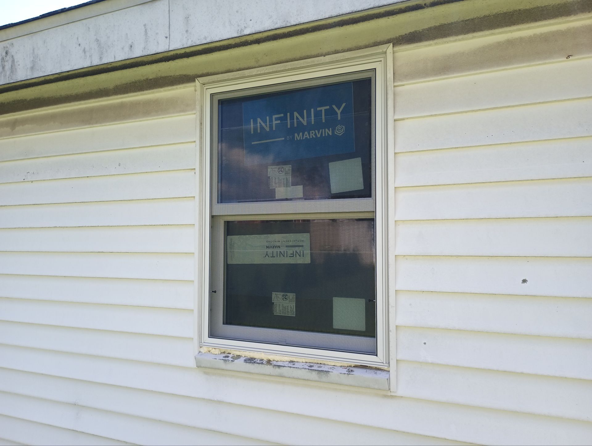 Window Installation using Provia and infinity By marvin windows by DiGiorgi Roofing and Siding Inc