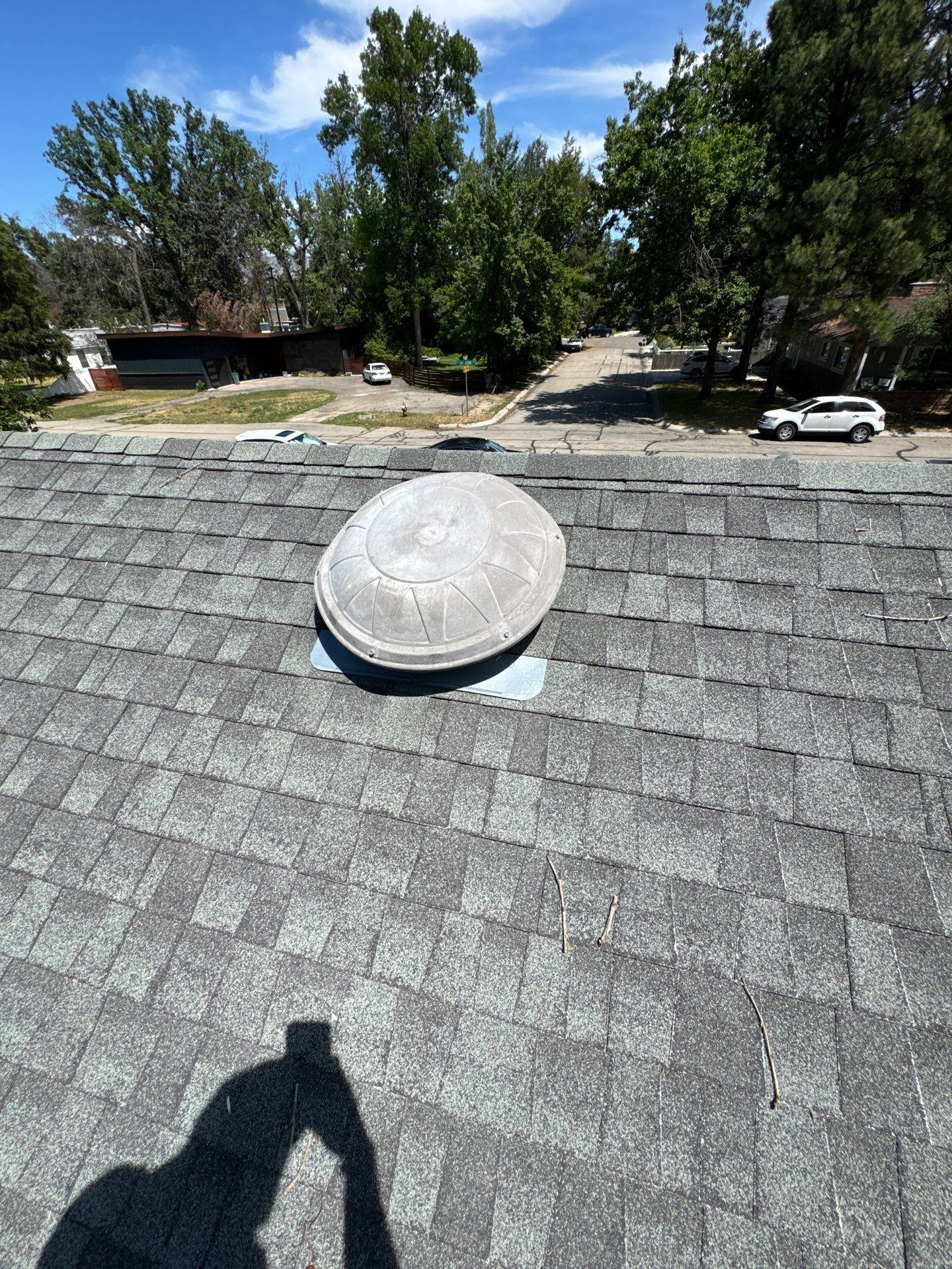 Residential Roof Replacement With Gray Architectural Shingles in Boise by Olive Roofing