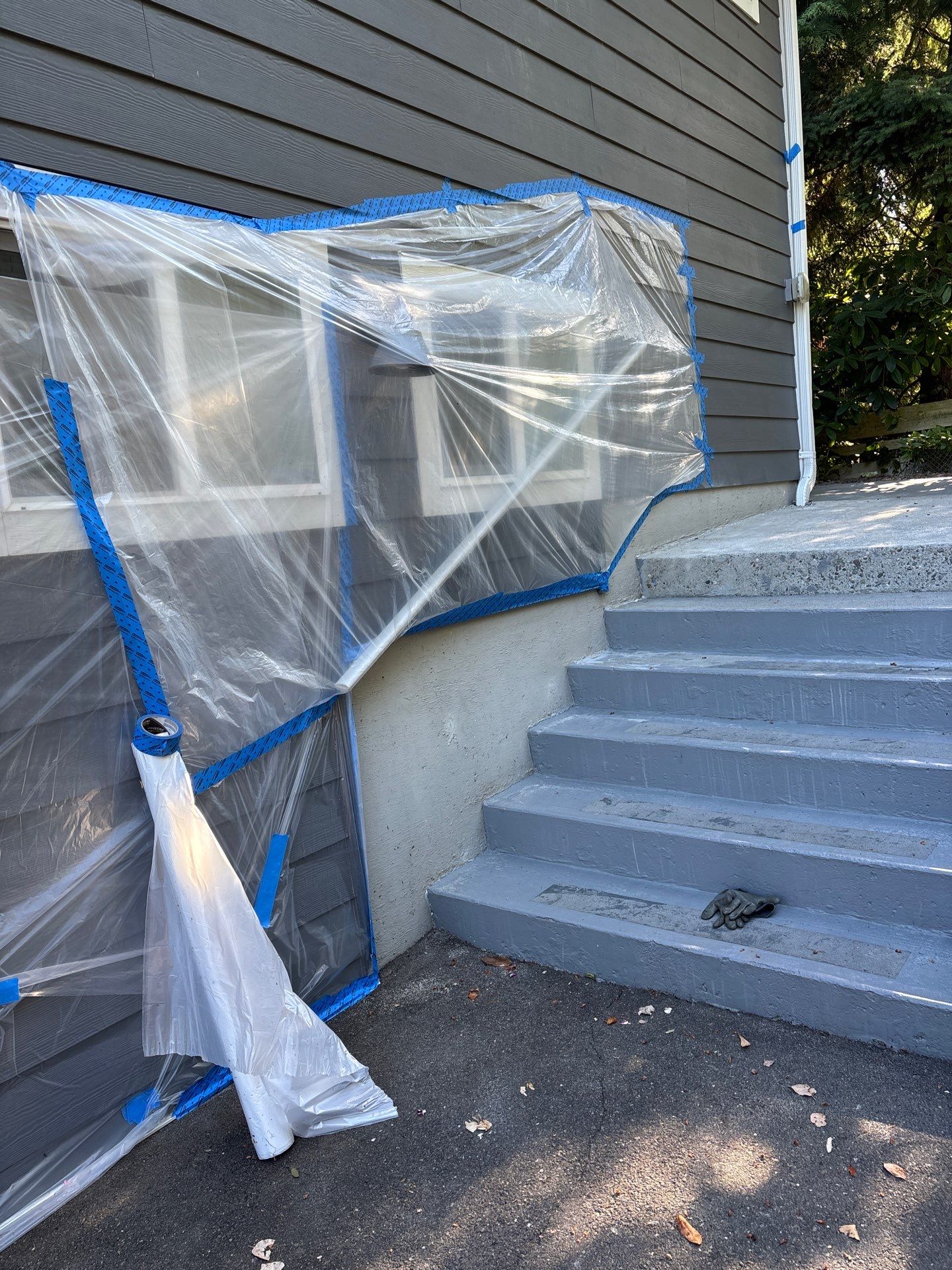 Epoxy Stairs & Sealcoat Driveway Application by Jireh Asphalt & Concrete Inc 