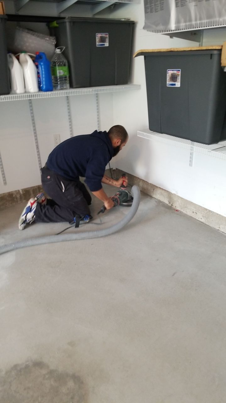 Garage Floor Coating using Penntek in Nightfall by Spectrum Painting, LLC