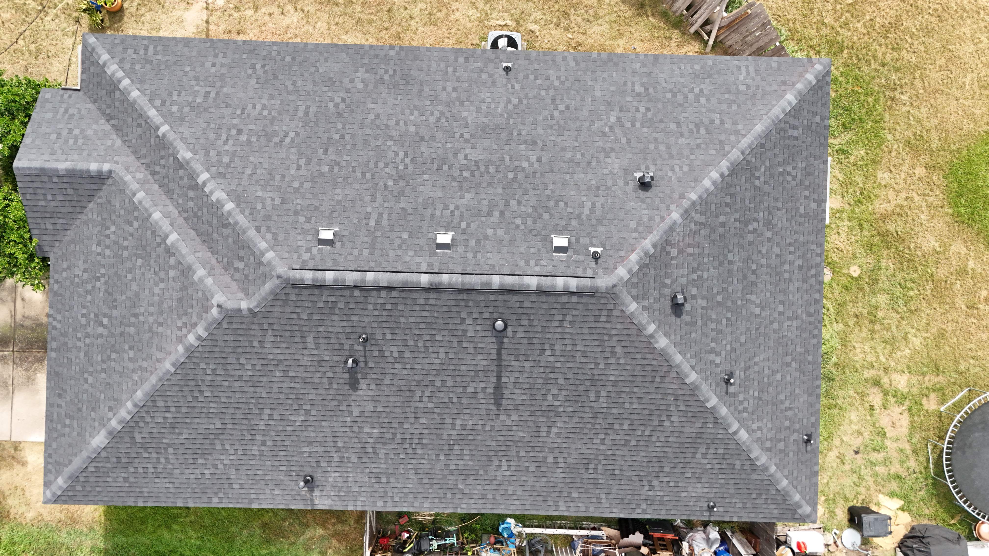 Rustic Black Shingle Roof Replacement — Spring, TX by PL Roofing & SB Roofing, LLC.