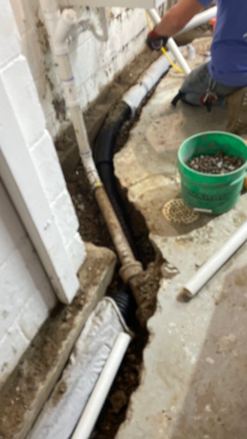 Drain Tile in Columbia Heights by Waterproofing Northeast