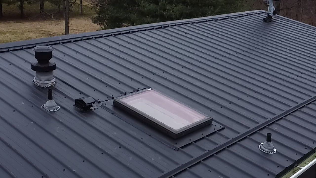 Exposed Fastener Metal Roof Replacement – Columbia City, Indiana by 4Ever Metal Roofing
