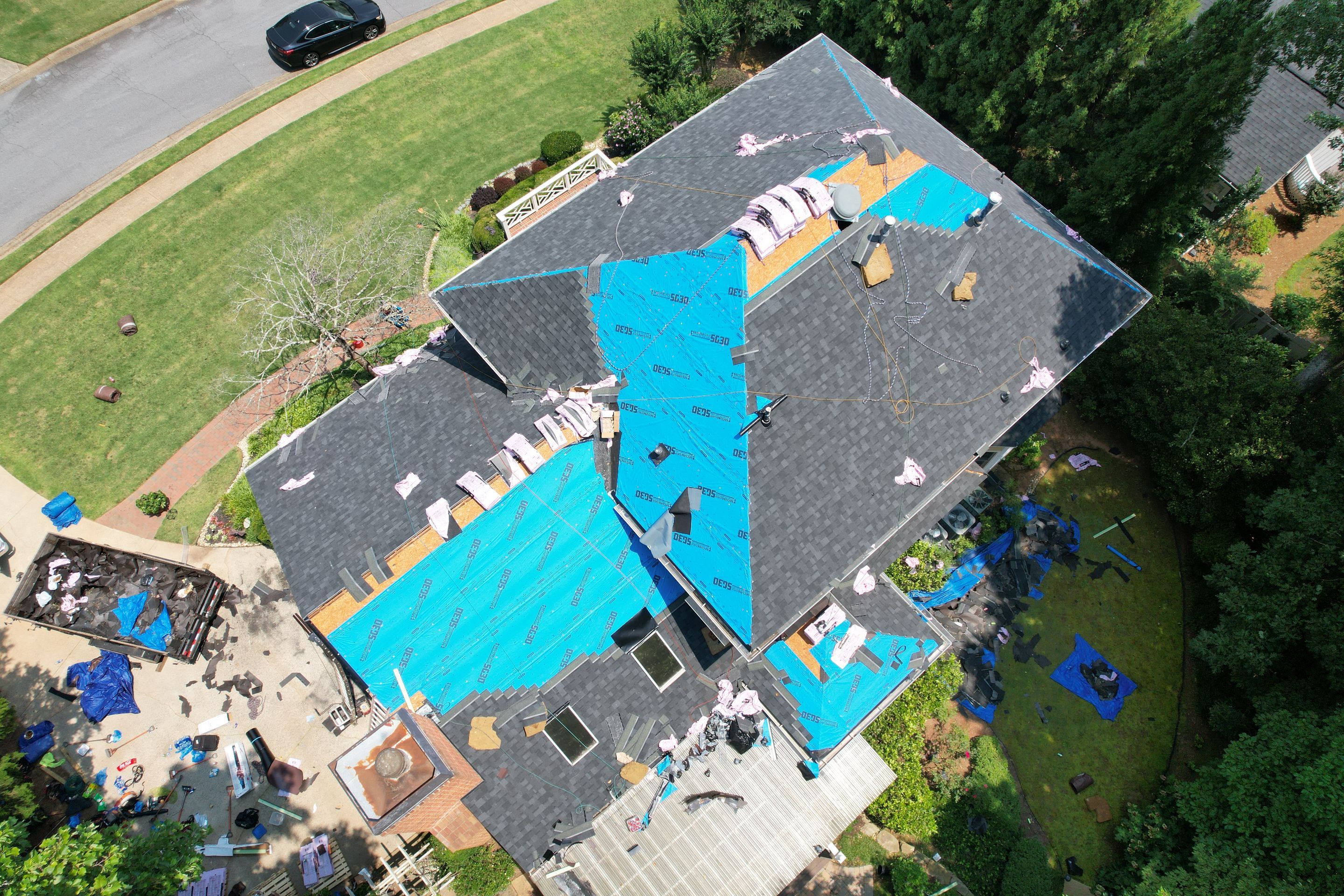 Residential Roofing Installation using Owens Corning by Inspector Roofing and Restoration