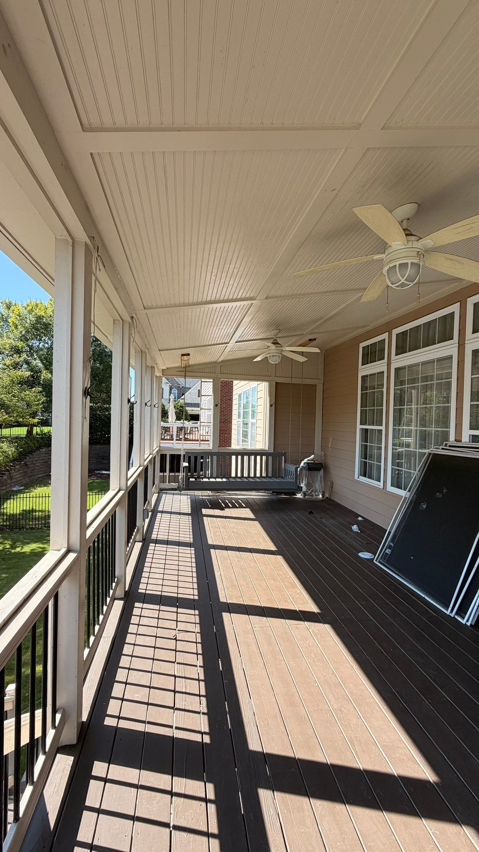 Complete Exterior Home Painting and Porch Refresh in Smyrna by Swift Home Renovations 