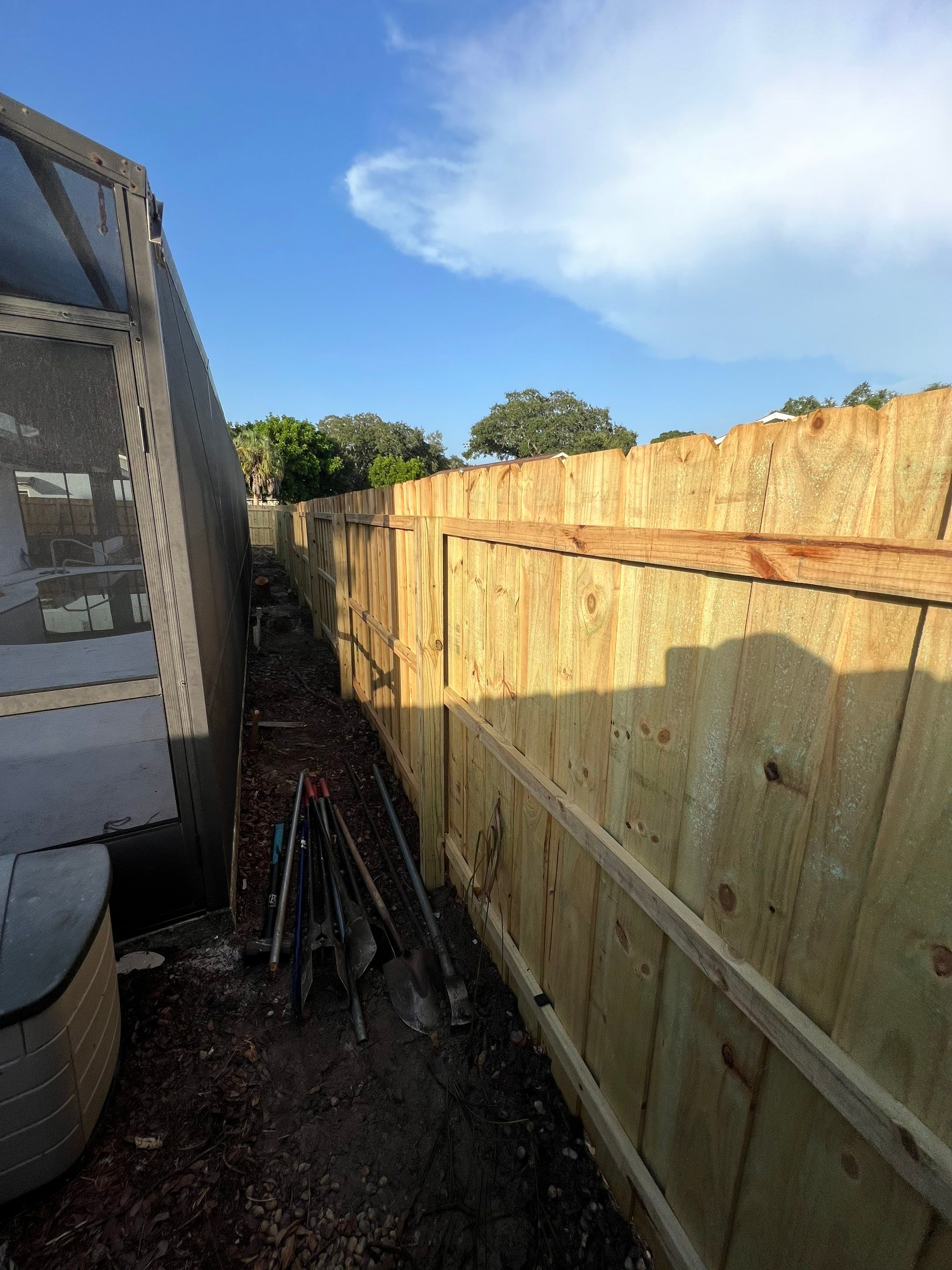 Bradenton, FL 6ft. Tall Board on Board Privacy Fence  by Asap fence and gates, LLC