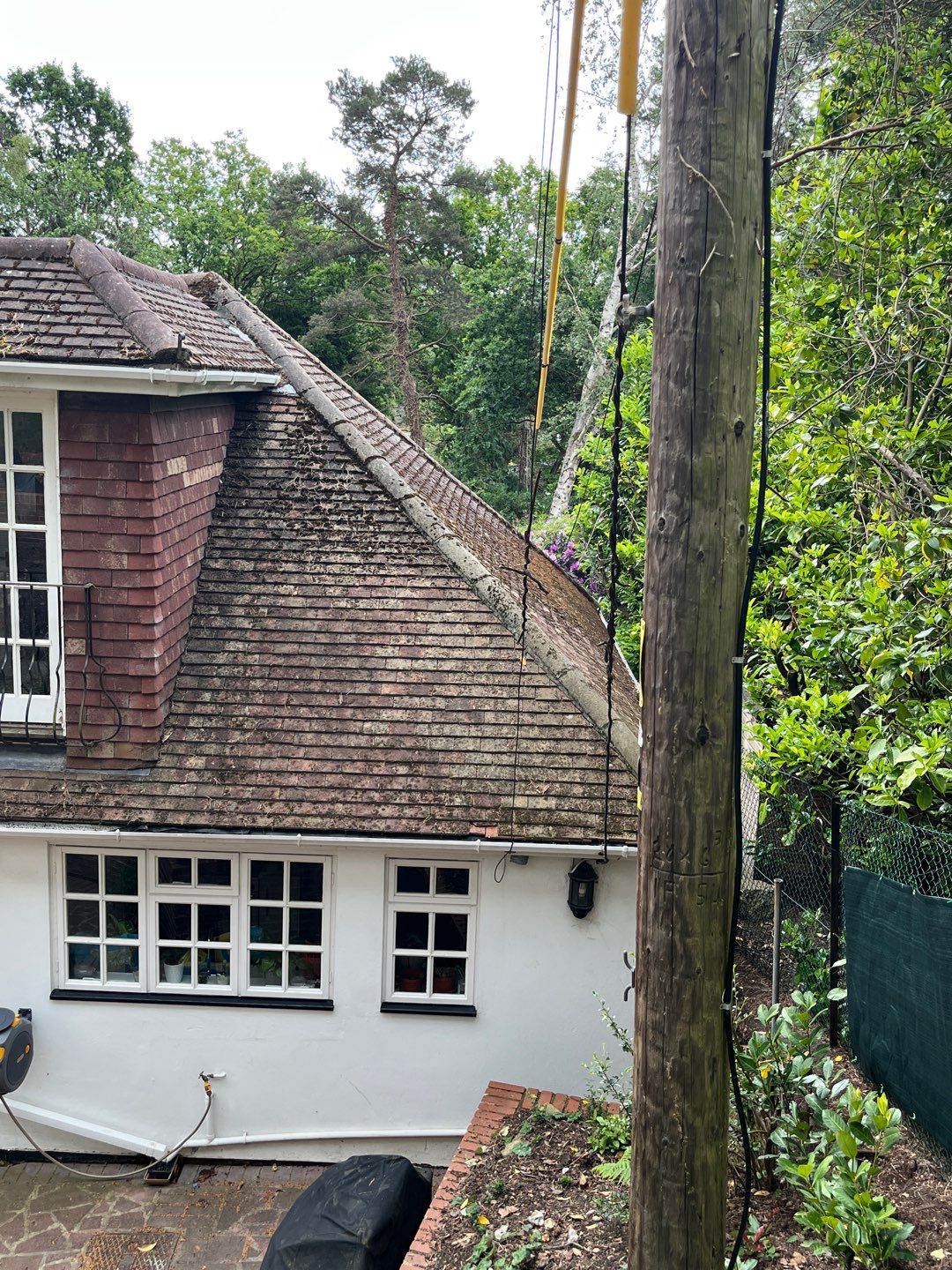 Roof Clean  - Moss Removal - Gutter Clean using Honda 15lpm Low Pressure Washing Machine by Ges Exterior Cleaning ltd