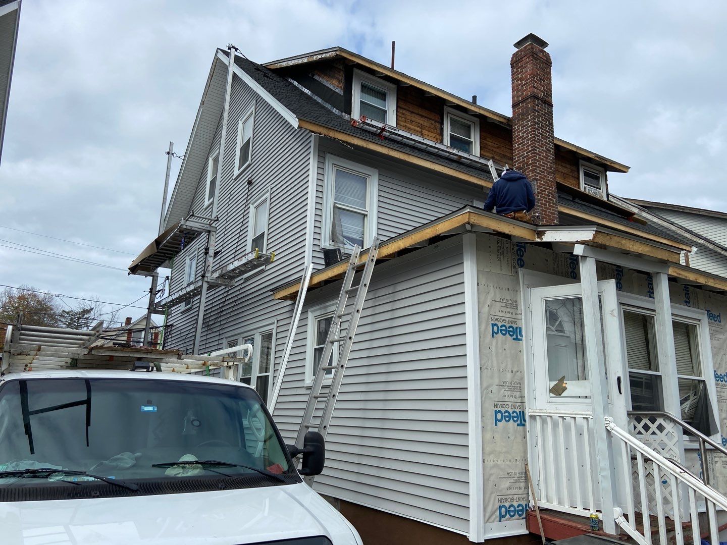 Residential Roofing Installation using GAF Timberline HDZ by Sensible Home Solutions