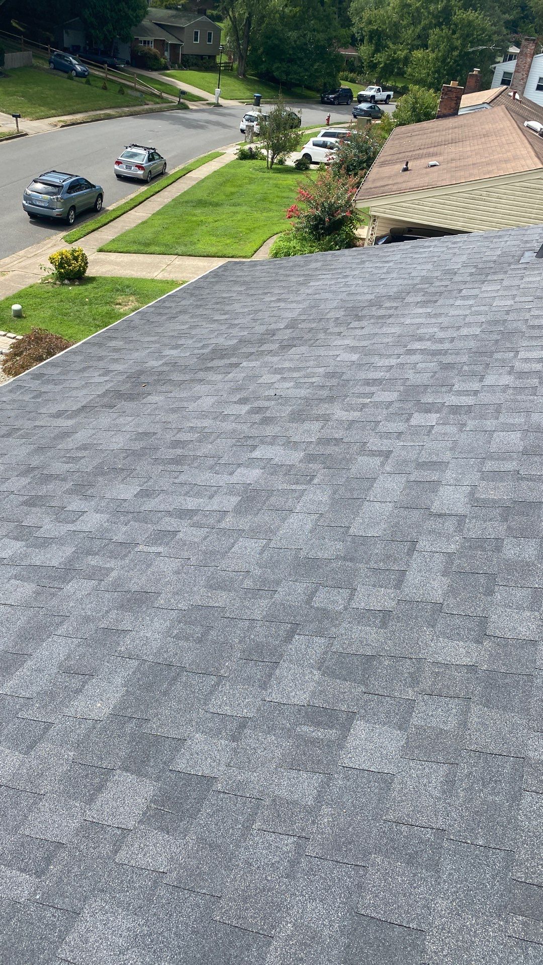 Burke: Residential Roof Installation with CertainTeed Landmark Pro Designer Shingles in Max Def Charcoal Black by RM Banning, Inc.