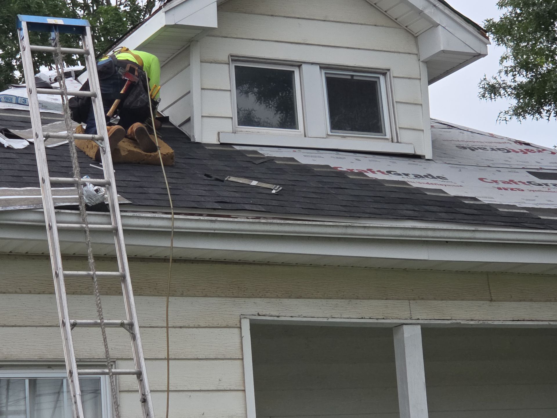 Residential Roofing Installation using Platinum Shield Roofing System from Mr. Roofer by Mr. Roofer