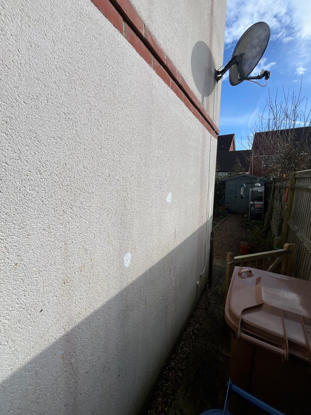 Render Clean using Softwash Equipment by Ges Exterior Cleaning ltd