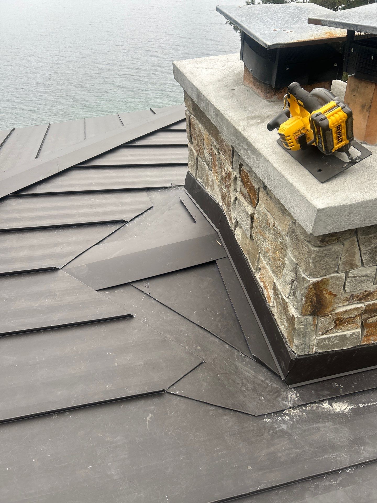 CMG ULG Mechanical Lock Standing Seam - Dark Bronze  by Montana Roofing Solutions