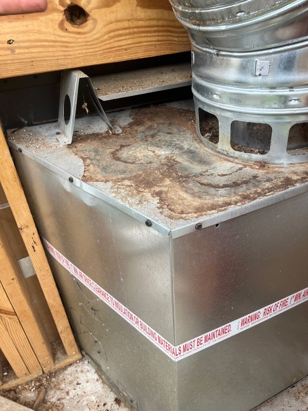 Chimney looks good but its BAD! by Bayfront Roofing and Construction