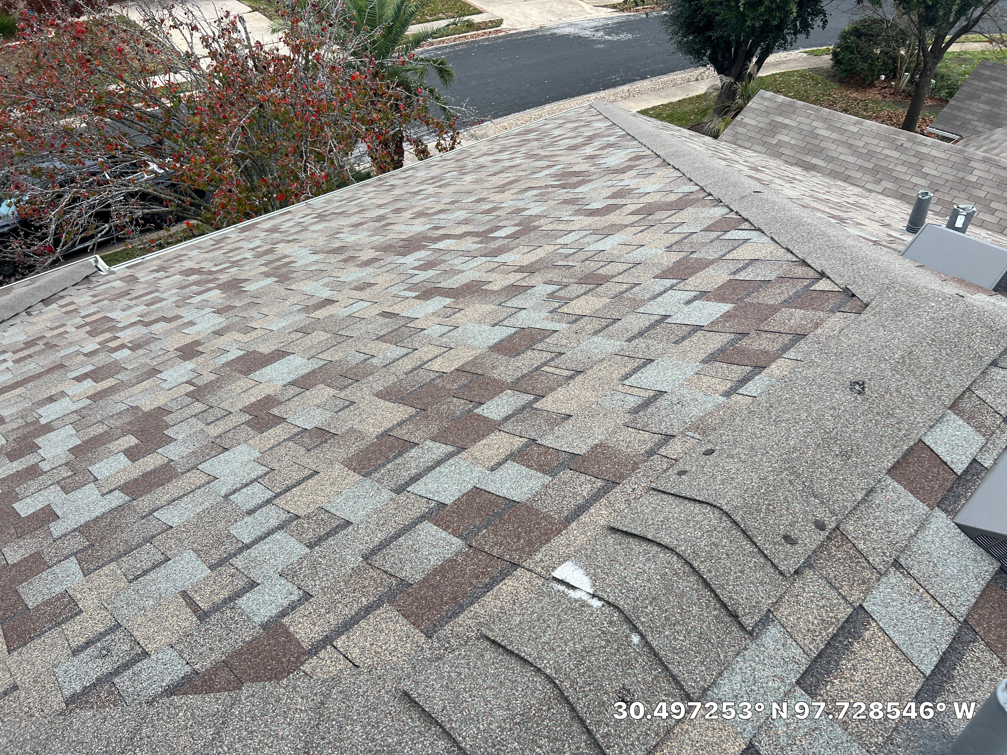 Architectural Shingle Roof Replacement and Sheathing Upgrades in Round Rock by Caliber Restoration LLC