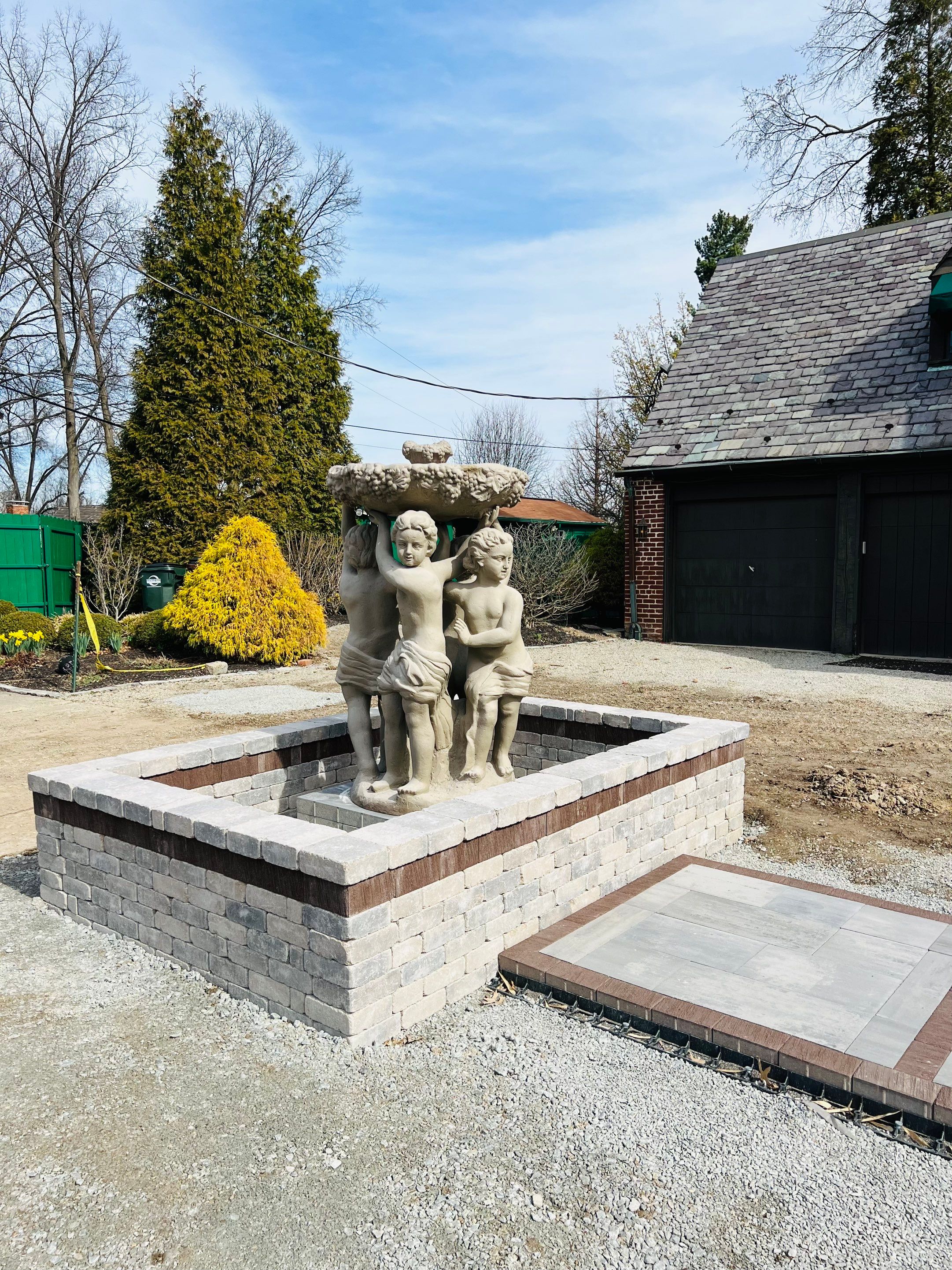 Hardscape Design & Install using Unilock Products by Reisenberg’s Lawn & Landscape, LLC