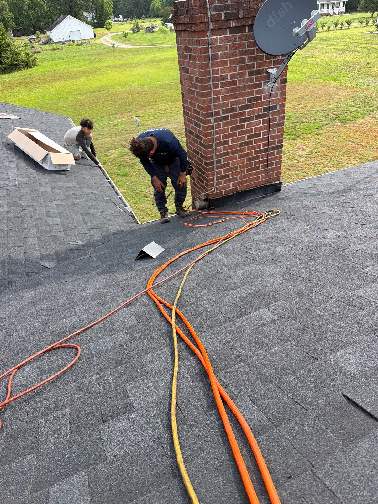Complete Architectural Shingle Roof Replacement Project in Hudgins by Cade Construction